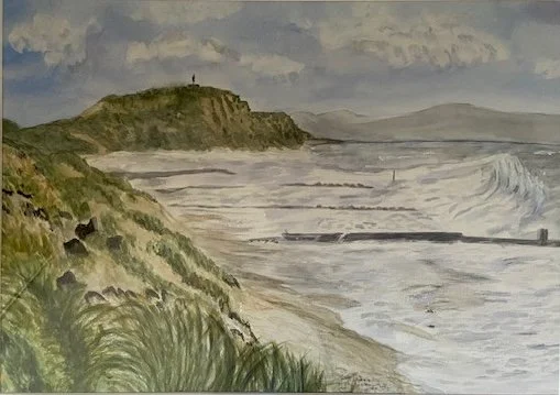 "Hengistbury Head before the Rain" by Carol Johnson