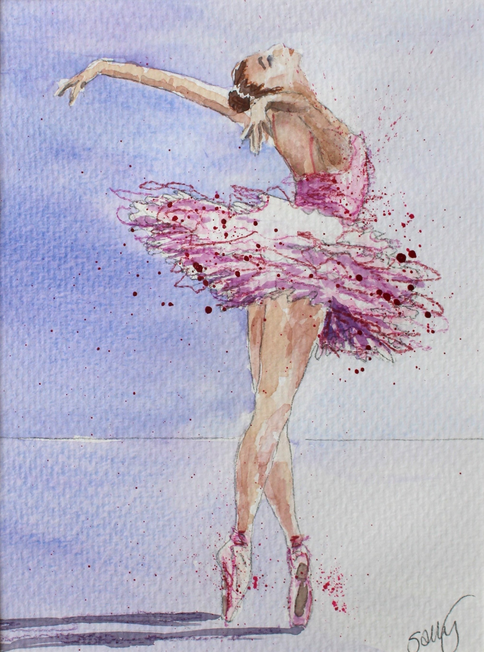 "Stephanie Finishes with a Flourish" by Sally Chelmick Rowland