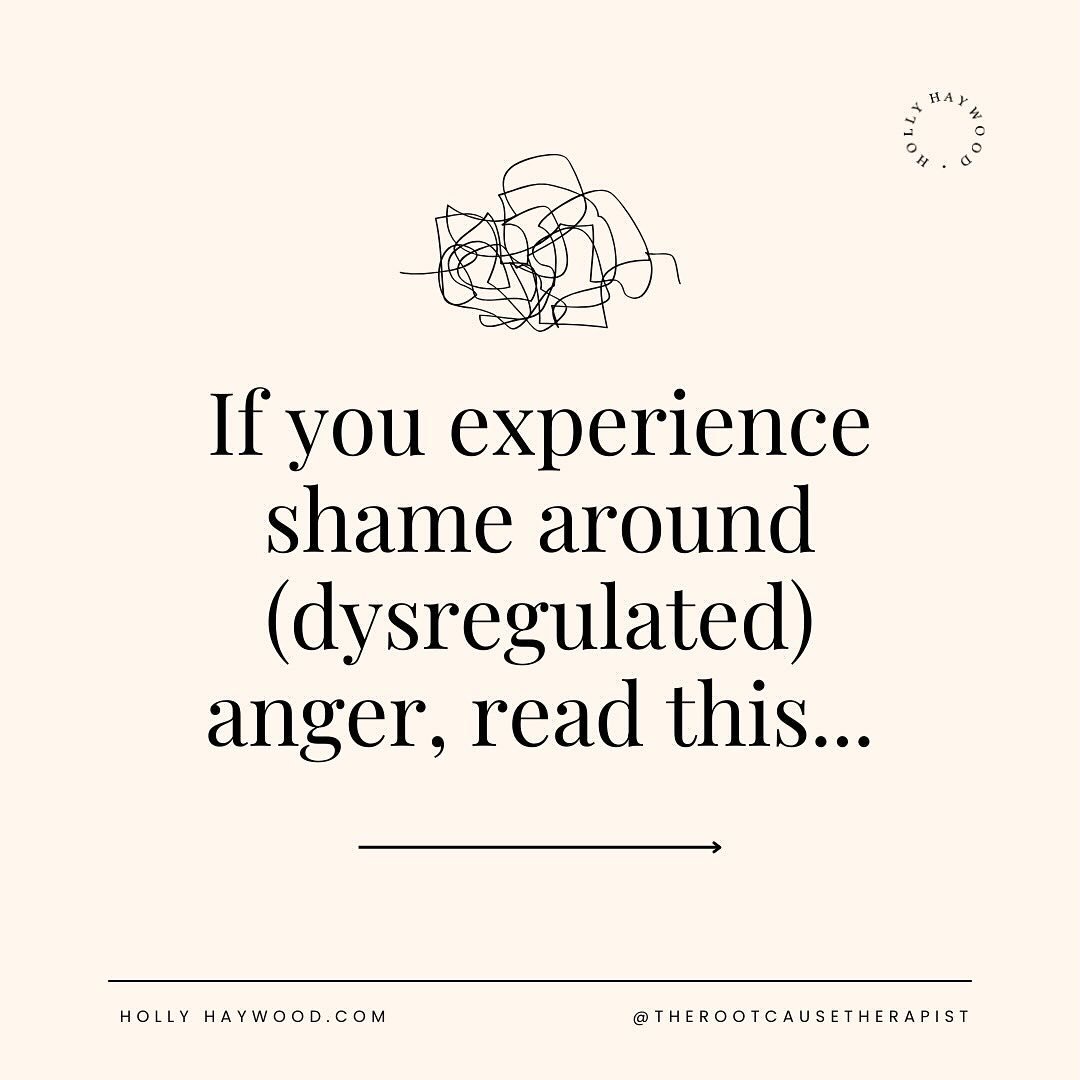 There is a LOT of societal conditioning and shame experienced around anger - not least intense anger and rage. 
⠀⠀⠀⠀⠀⠀⠀⠀⠀
However, when trauma survivors can start to see dysregulated anger as a survival-based emotion, under the control of the autonom