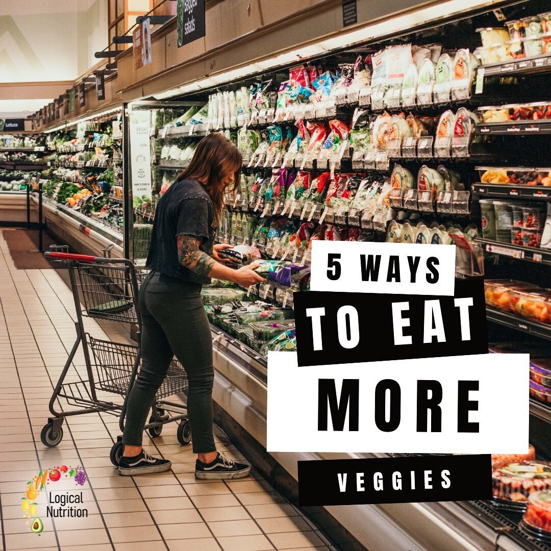 🥗🥦🥒🥕🌽🍅🥬🌶️

Need some help in getting more vegetables into your diet? 

Swipe through for 5️⃣ ways we make veggies more appealing.
&bull;
&bull;
&bull;
&bull;
&bull;
#health #wellness #nutrition #veggies #onlinecoaching #womanownedbusiness #st