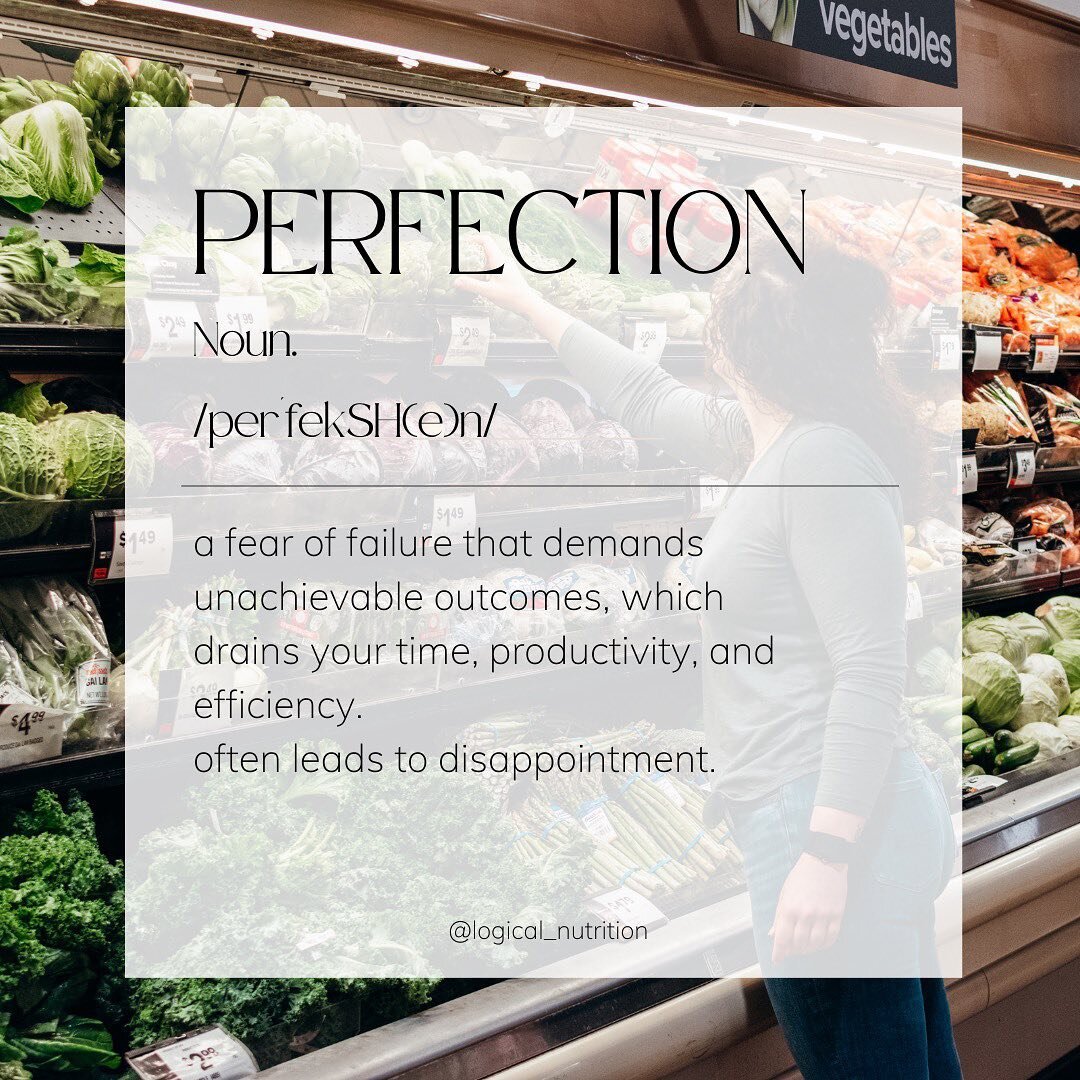 Perfection is driven by striving for excellence, but really, it can be more self-sabotaging than anything&hellip; 

Striving to be perfect can make responsibilities and tasks feel daunting. Aiming for perfection is often paired with the all-or-nothin