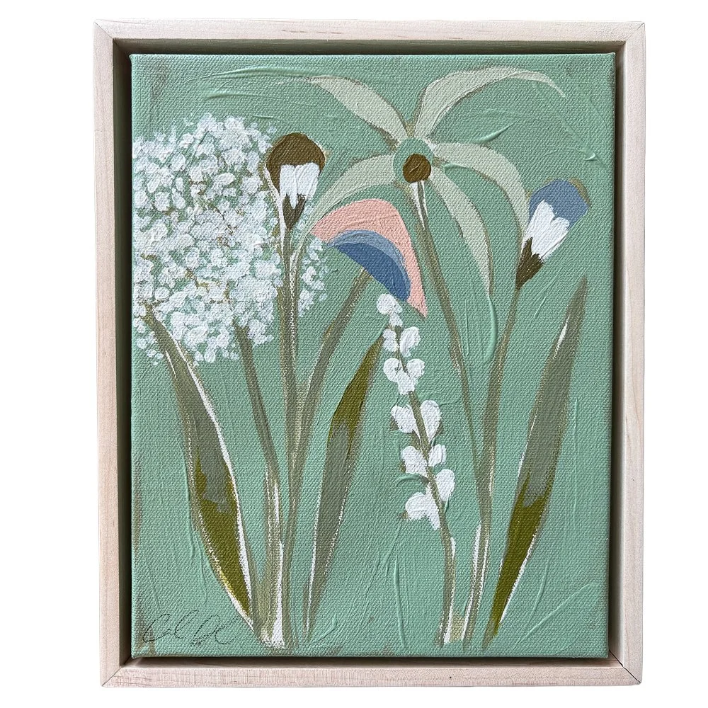 Celadon Canopy, 8"x10"