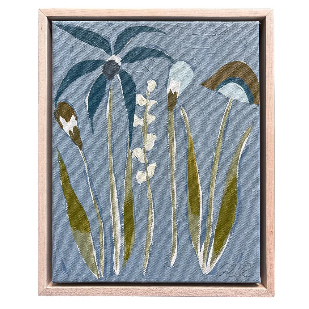 Cornflower Courtyard I, 8"x10"