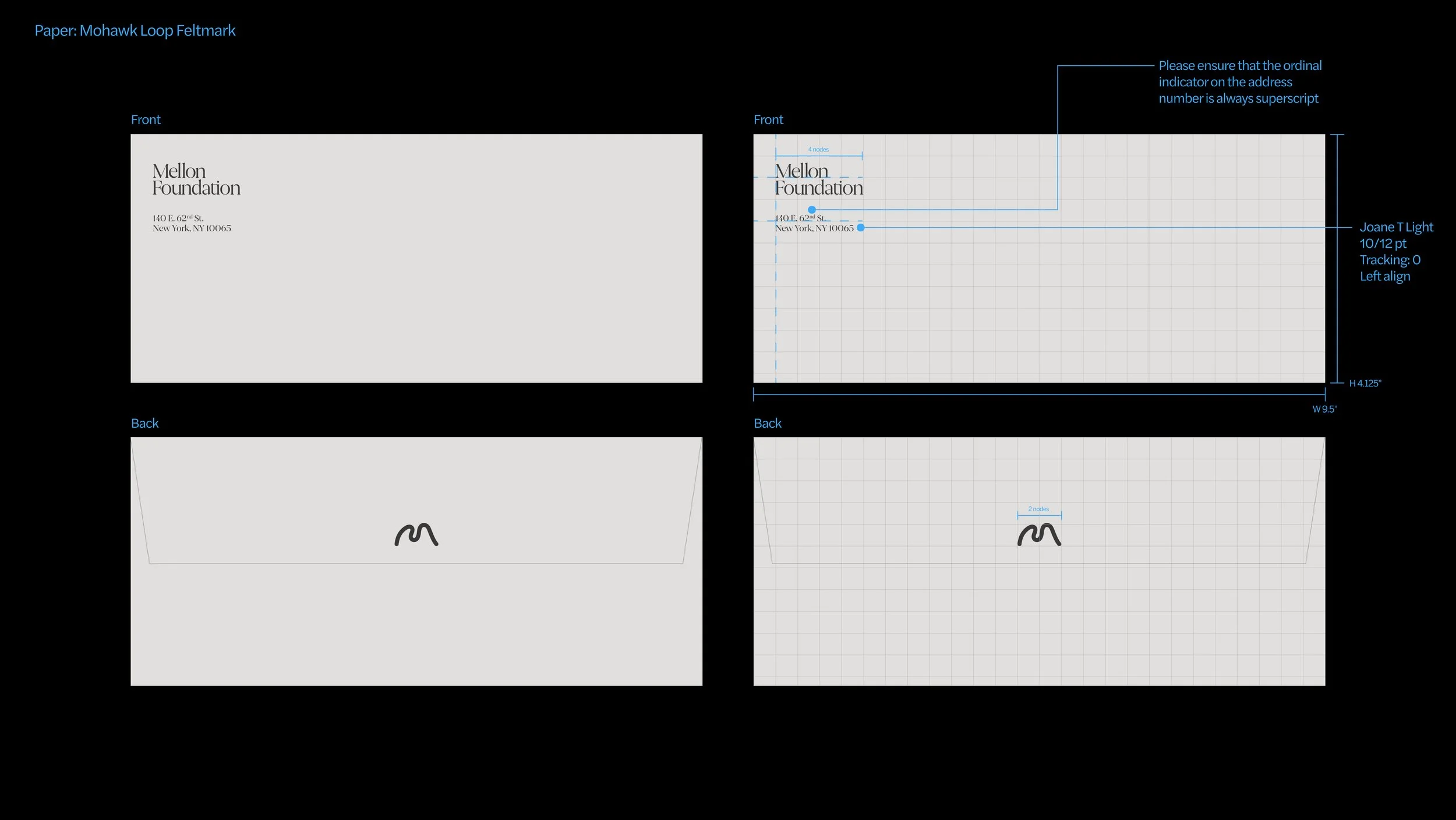 Stationery — Mellon Foundation Guidelines