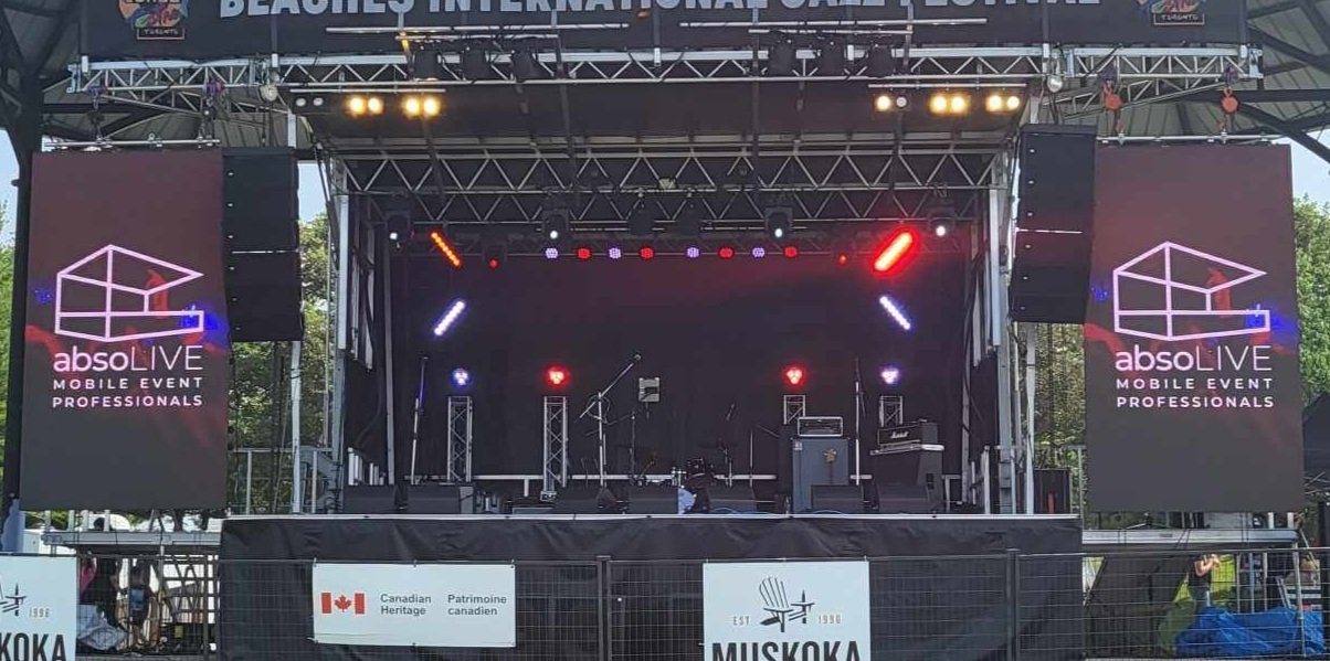 Stage lighting view 3