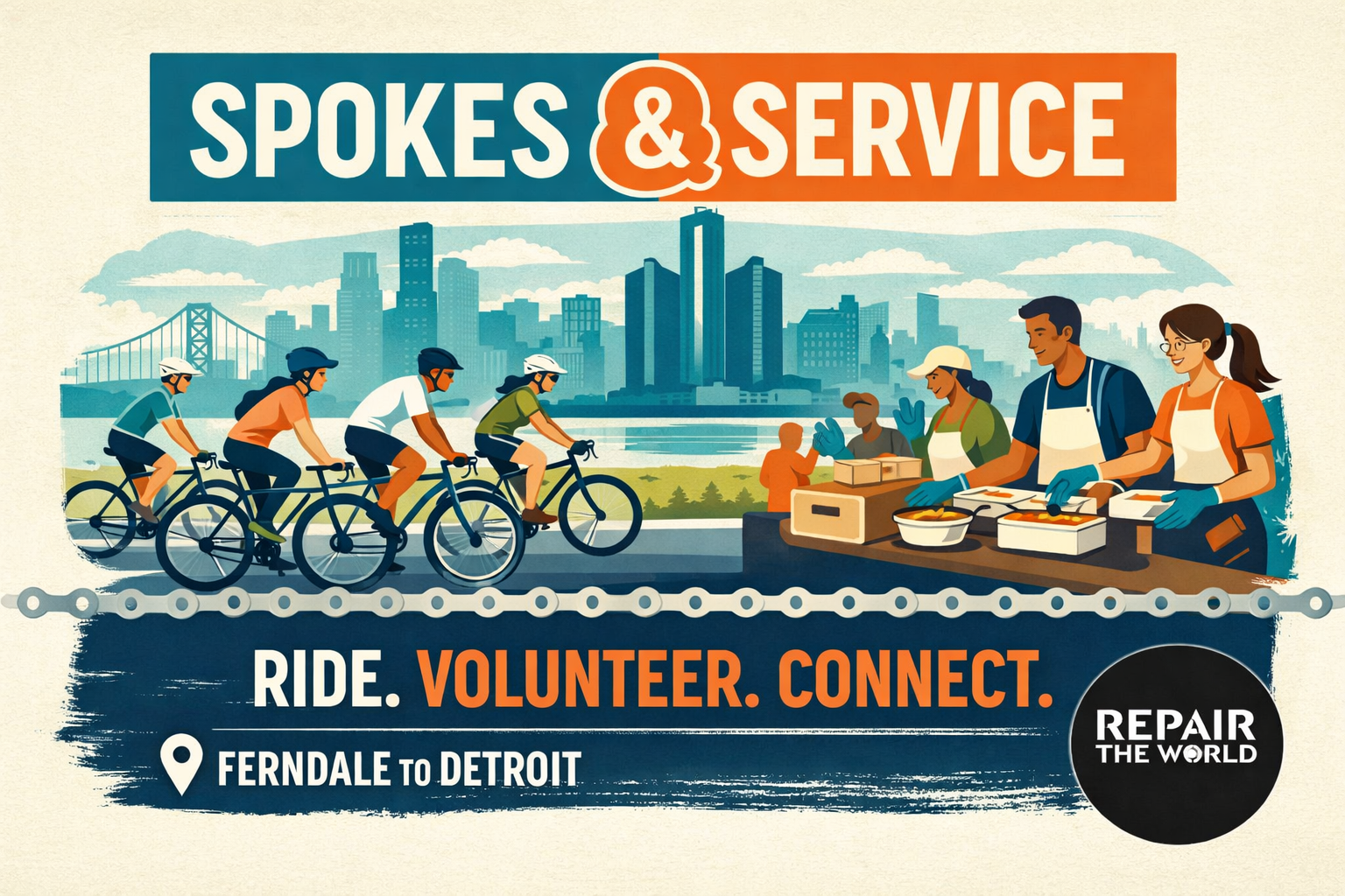 Spokes and Service Ride - Pope Francis Center 