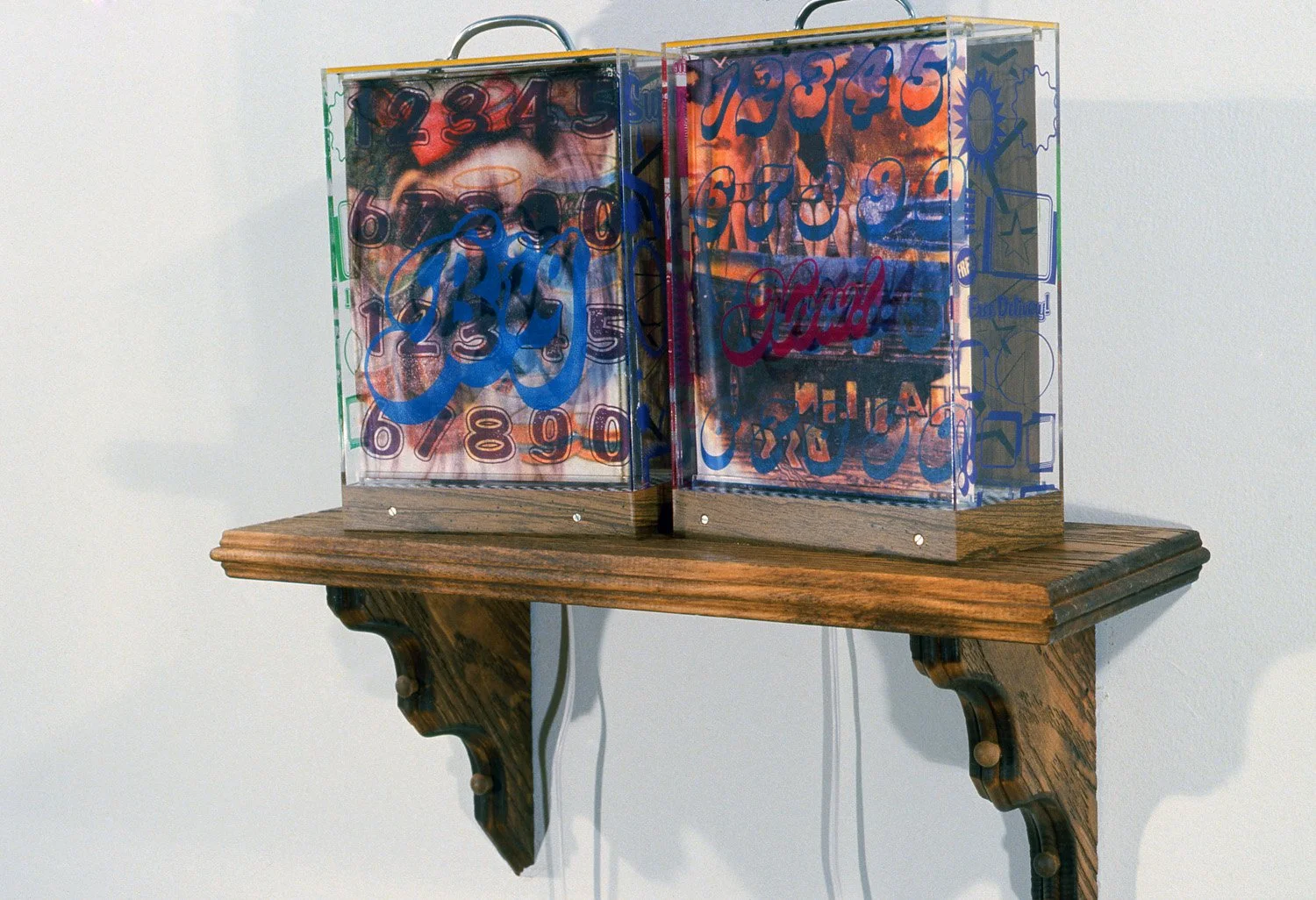 Blow-Outs, 1990, Mixed media, 13" x 8" x 4"