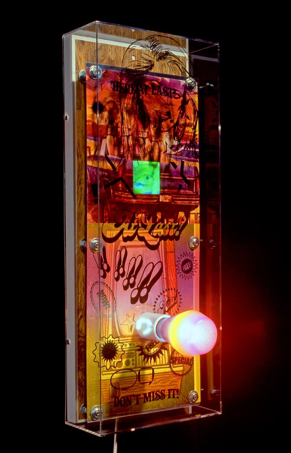 Body Shop I, 1990, Mixed media, 21" x 9" x 7"