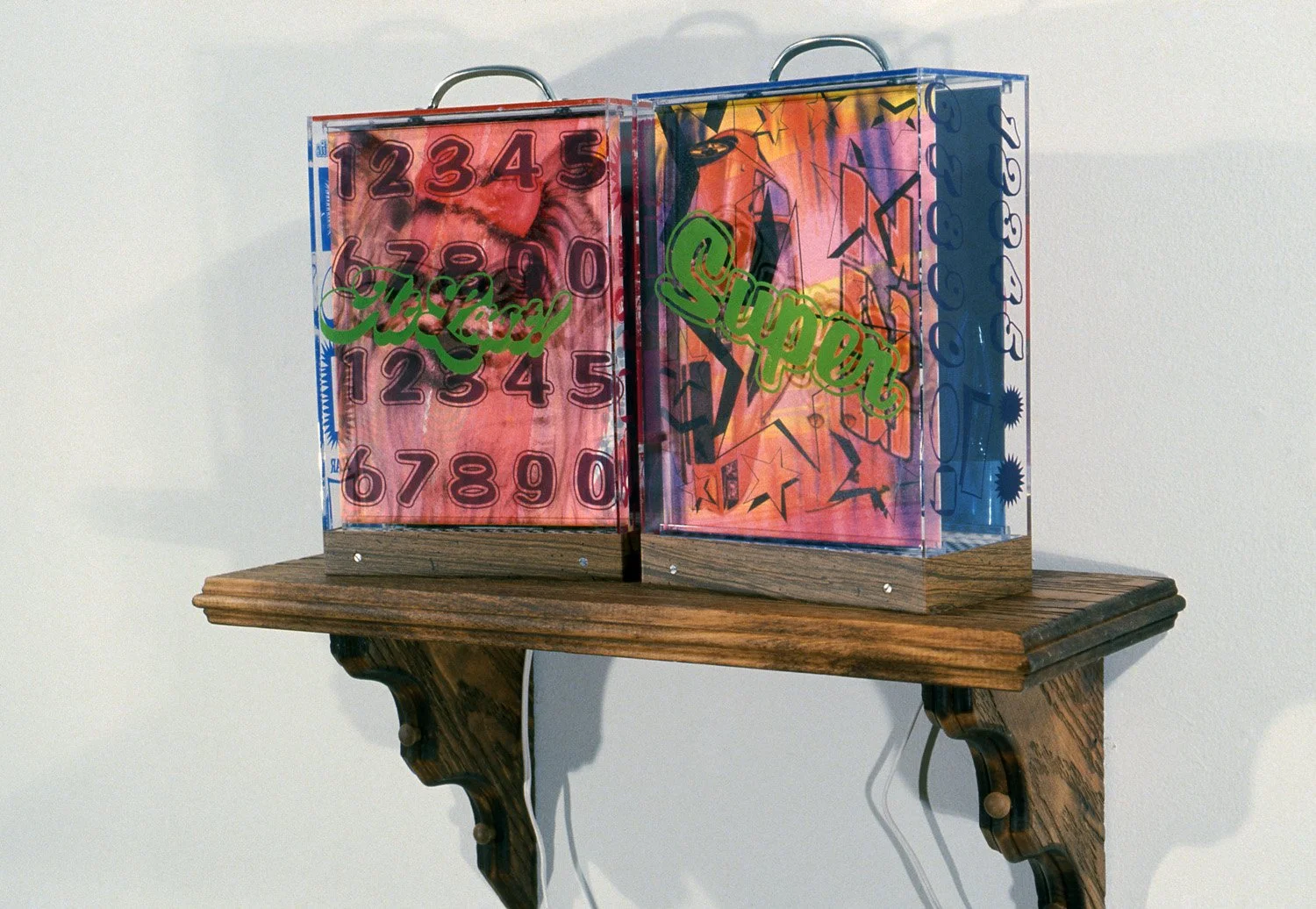 Blow-Outs, 1990, Mixed media, 13" x 8" x 4"