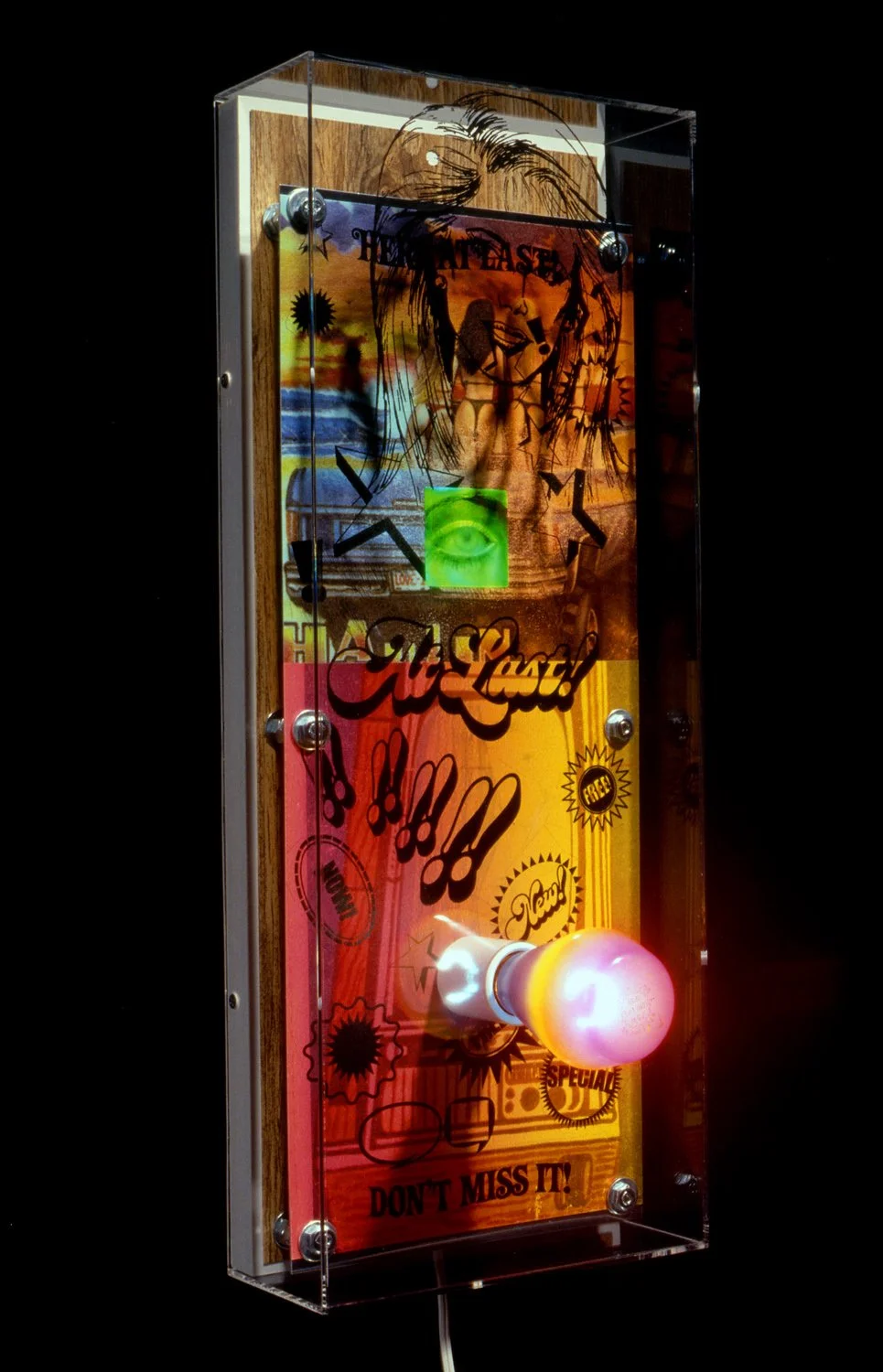 Body Shop II, 1990, Mixed media, 21" x 9" x 7"