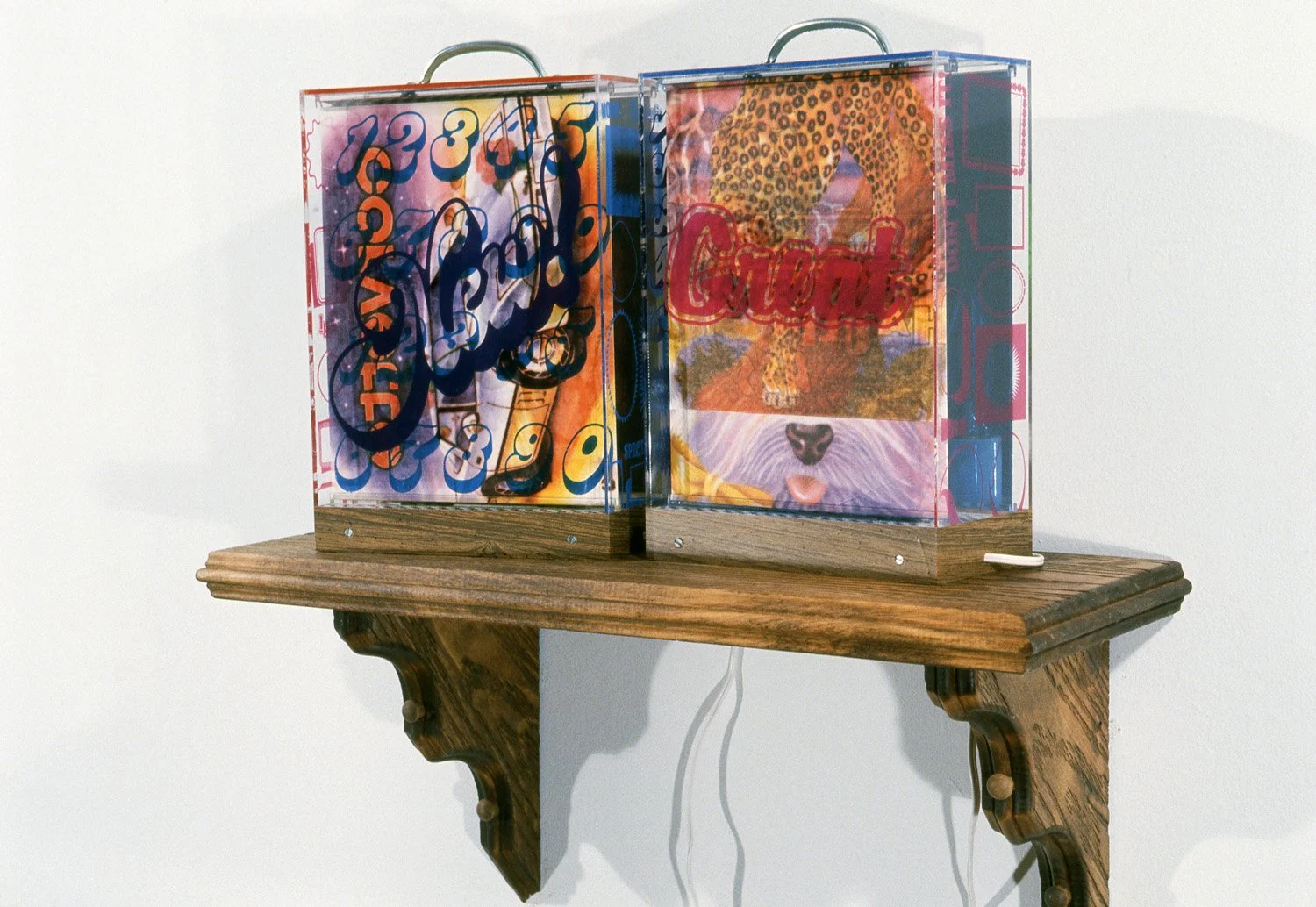 Blow-Outs, 1990, Mixed media, 13" x 8" x 4"