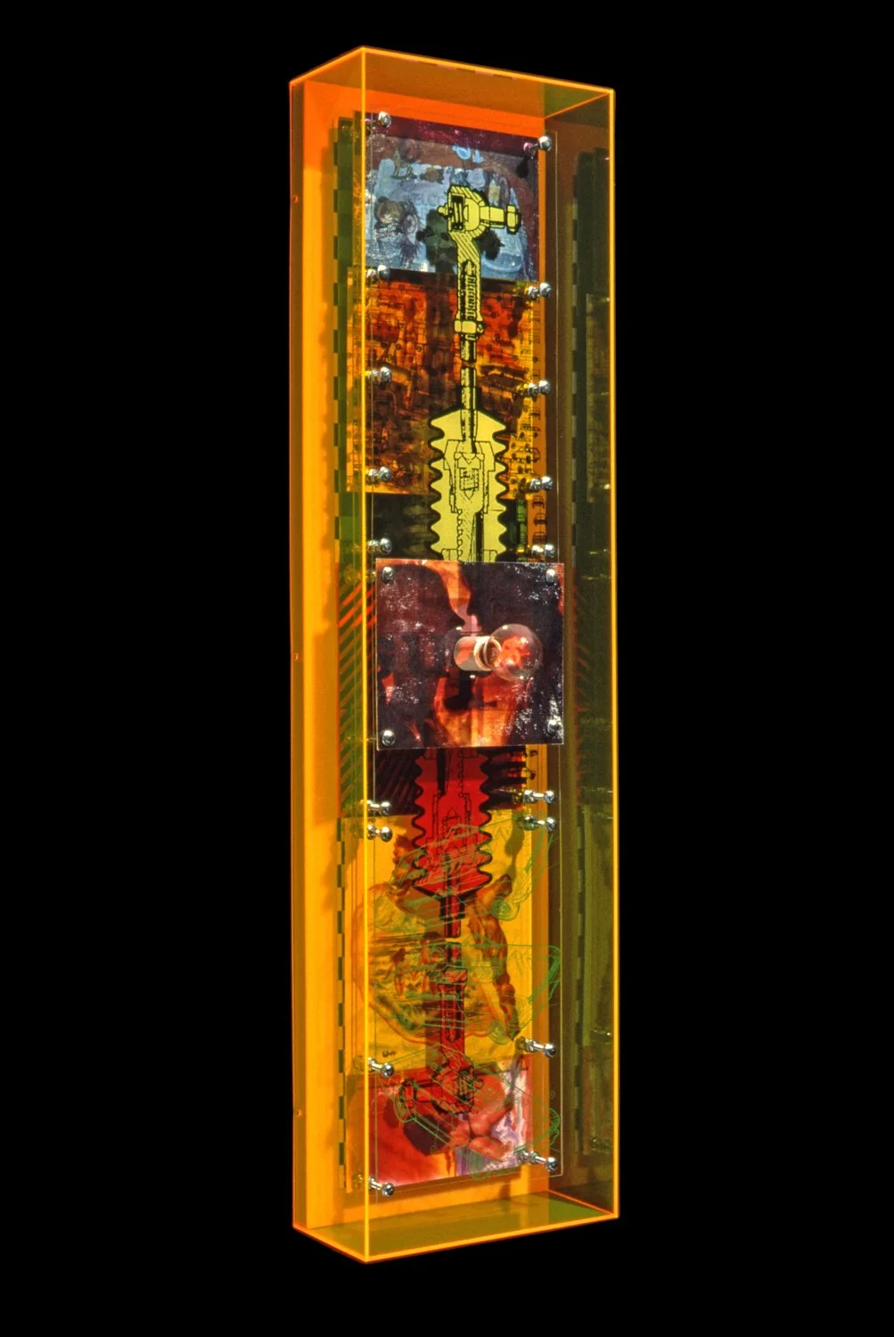 Hotcakes, 1989, Mixed media, 49" x 13" x 9"