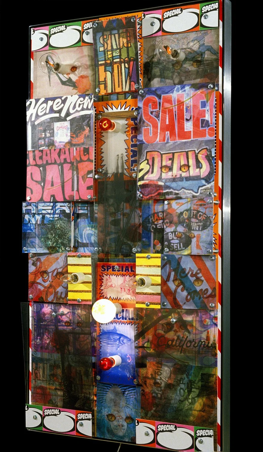 Cathouse Lure, 1990, Mixed media, 59" x 31" x 10"