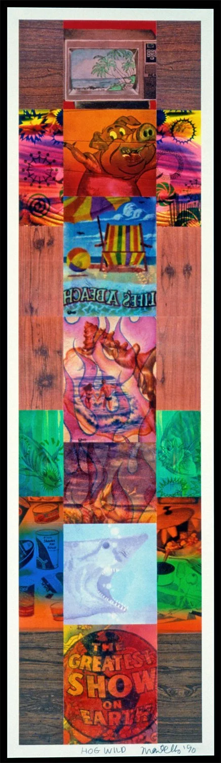 Hogwild, 1990, Heat transfers on paper