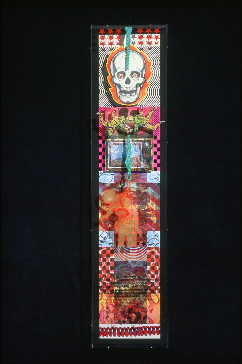 Auto Pilot, 1989, Mixed media, 81" x 20" x 3"