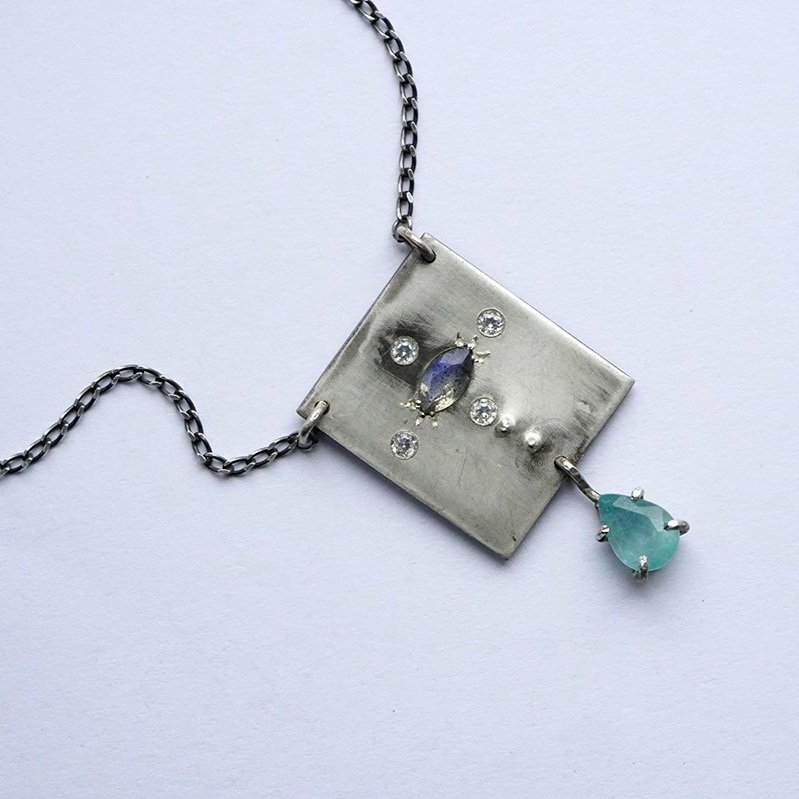 Reckoning Pendant with Grandidierite