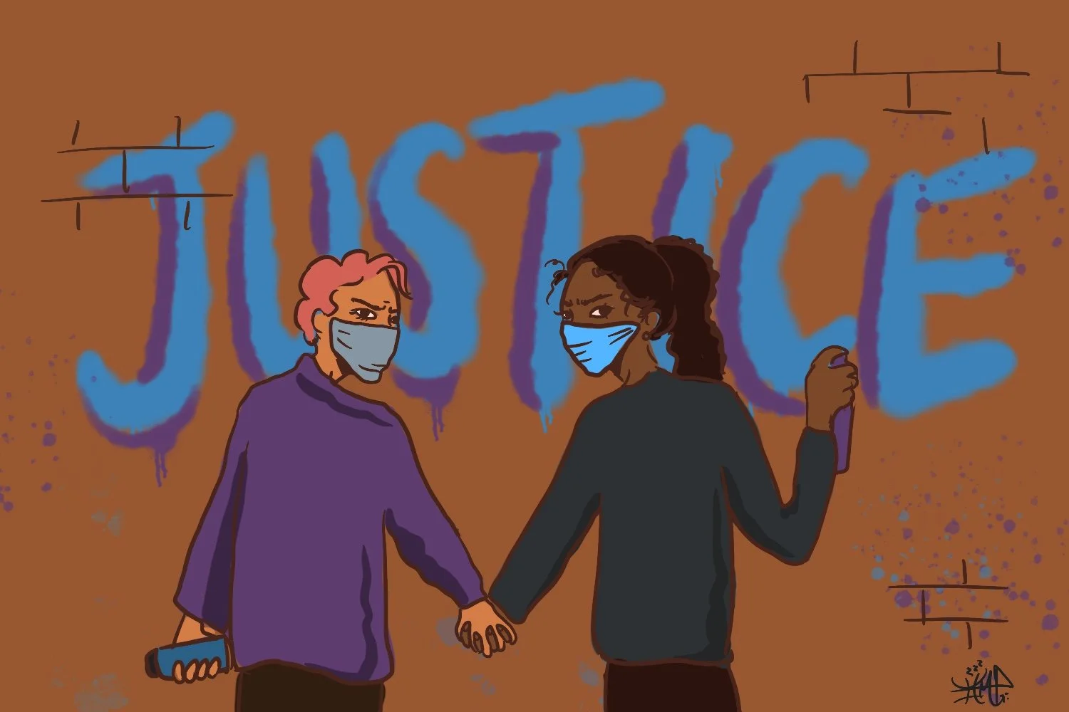 A school year in illustrations