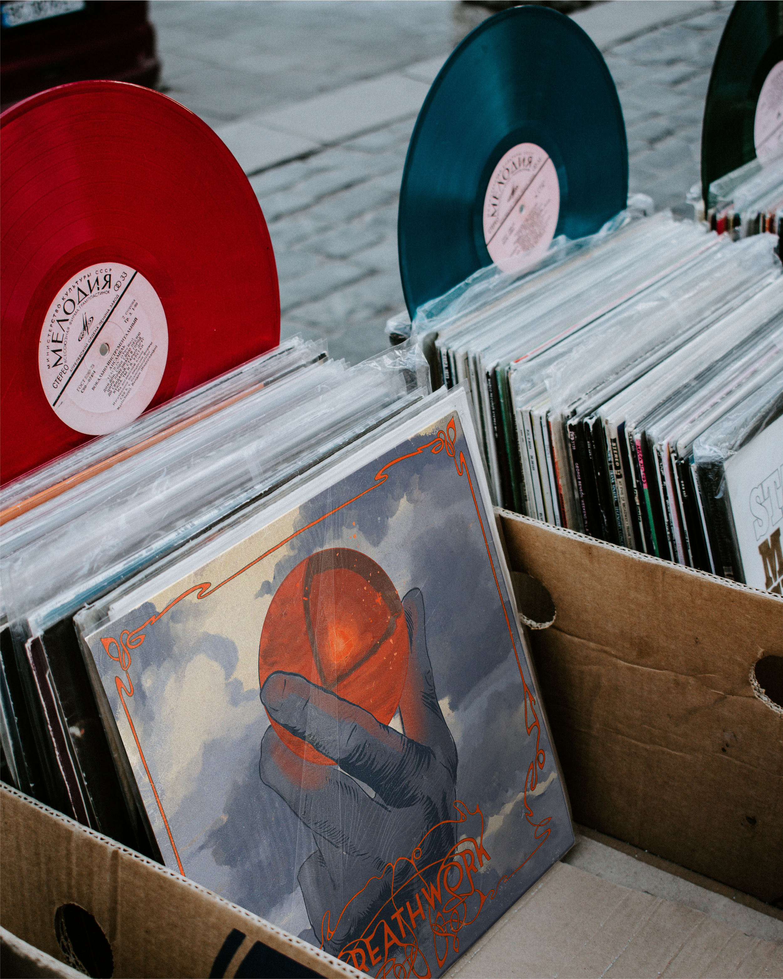 Vinyl artwork for Breathwork, 2024