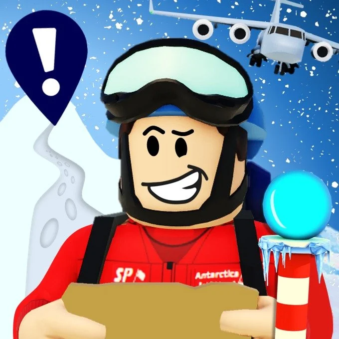 [UPDATE]🚩Expedition Antarctica
📡 Missions! 
🚁 Refreshed S&amp;R helicopter!
🚁 Second S&amp;R helicopter!
✨ Updated Expedition Center!
⛑️ Improved Helmet UI!
🪂 Elite Pack gamepass!
🎩 Remove head accessories button (in helmet UI)
🏆 'Complete you