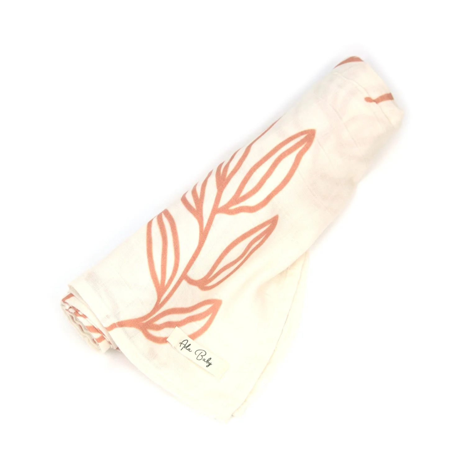 Organic Cotton Muslin Swaddle Leaves - Ada Baby