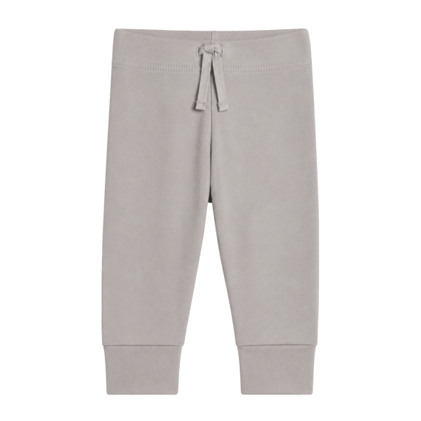 Organic Cotton Joggers I Pewter