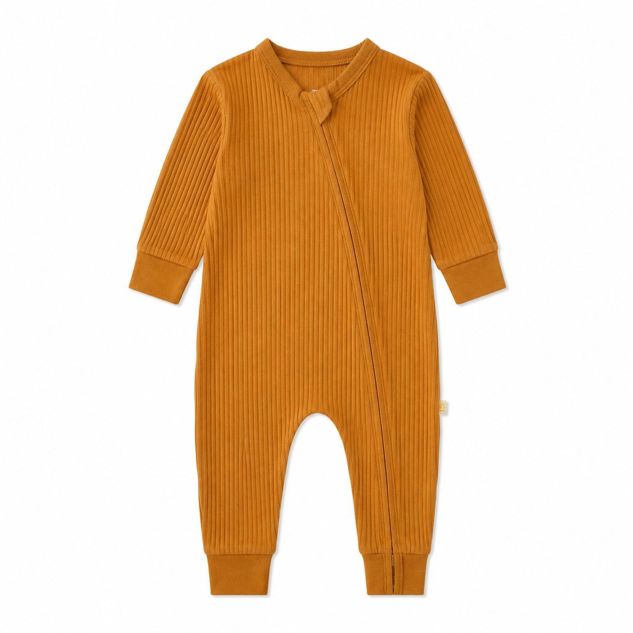 Organic Cotton Zippered Romper I Sweet Potato