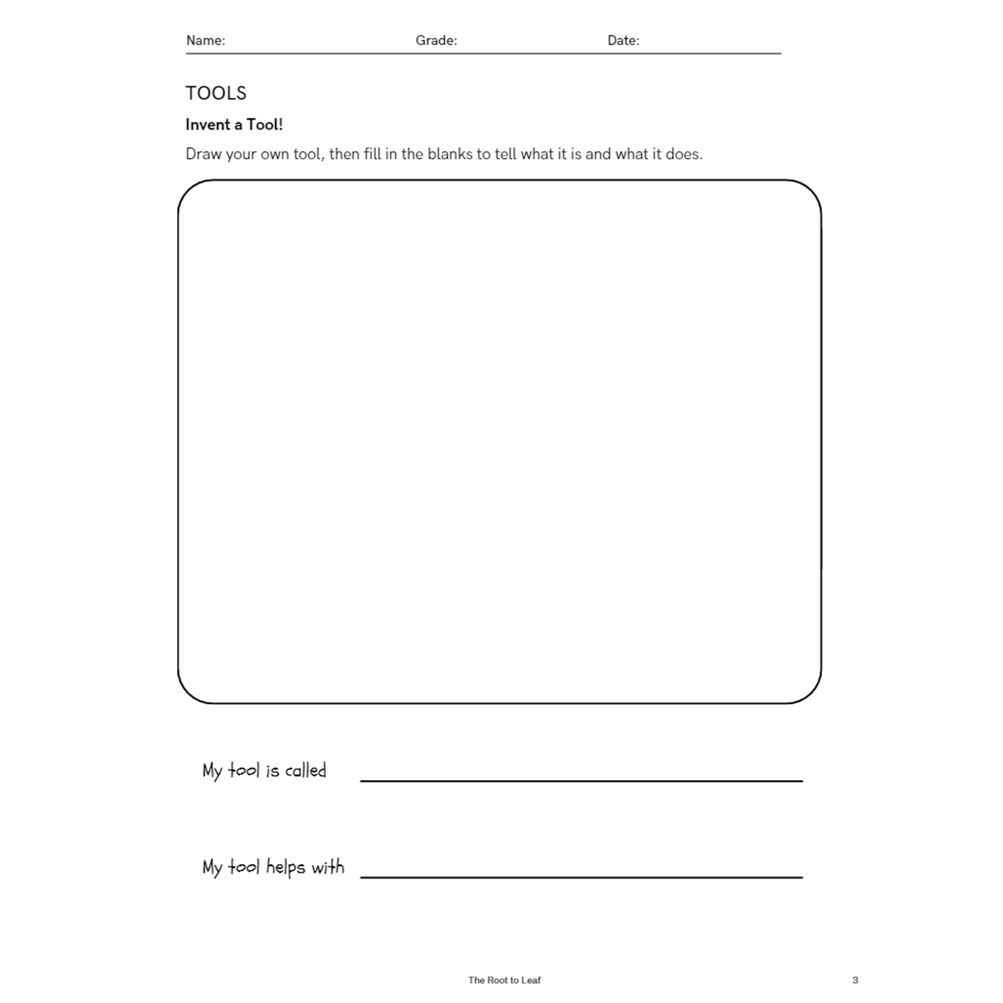 Tools Around Us | Grades 1–2 STEM & History Pack | Homeschool Life Skills (PDF)