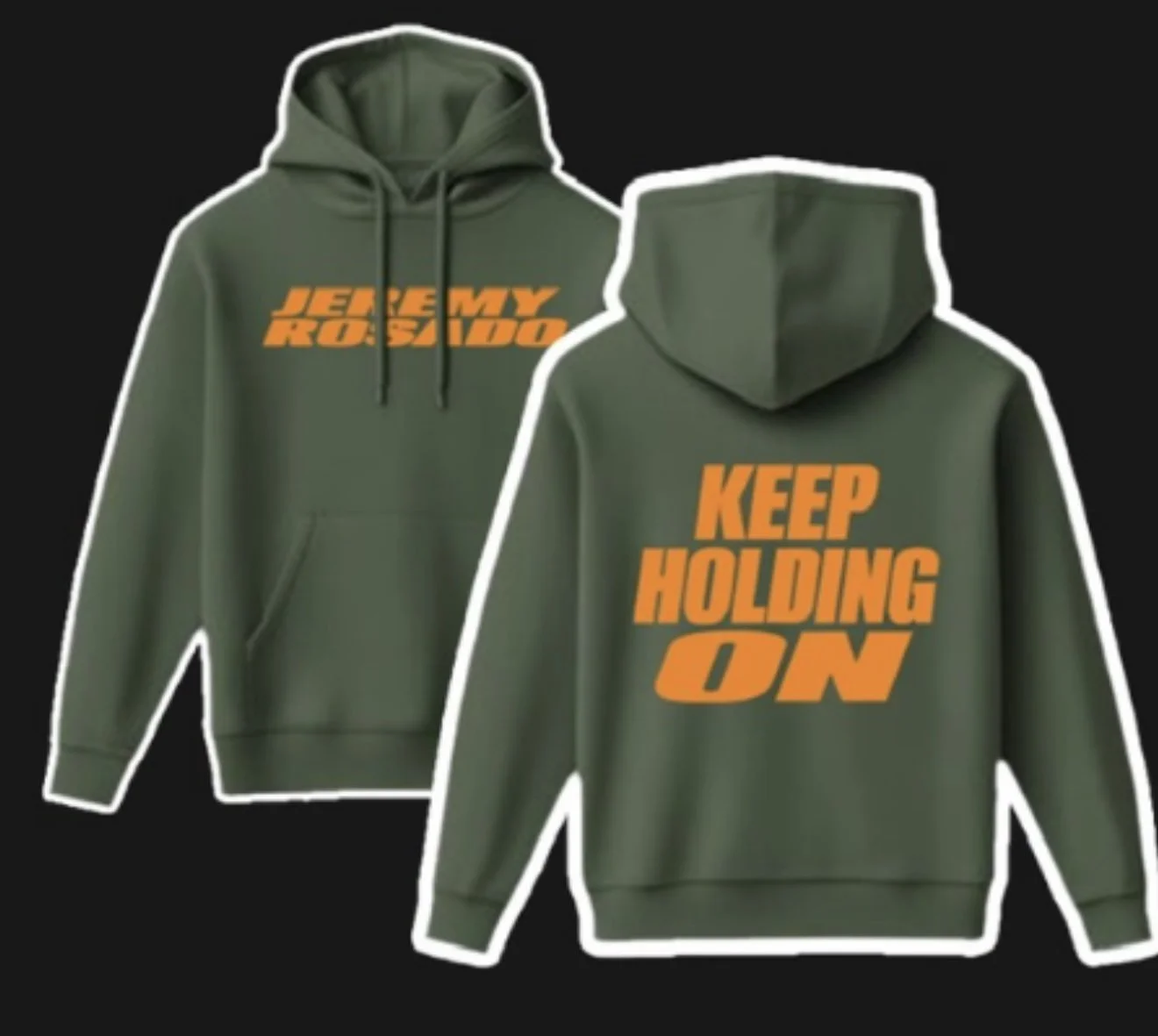 KEEP HOLDING ON HOODIE