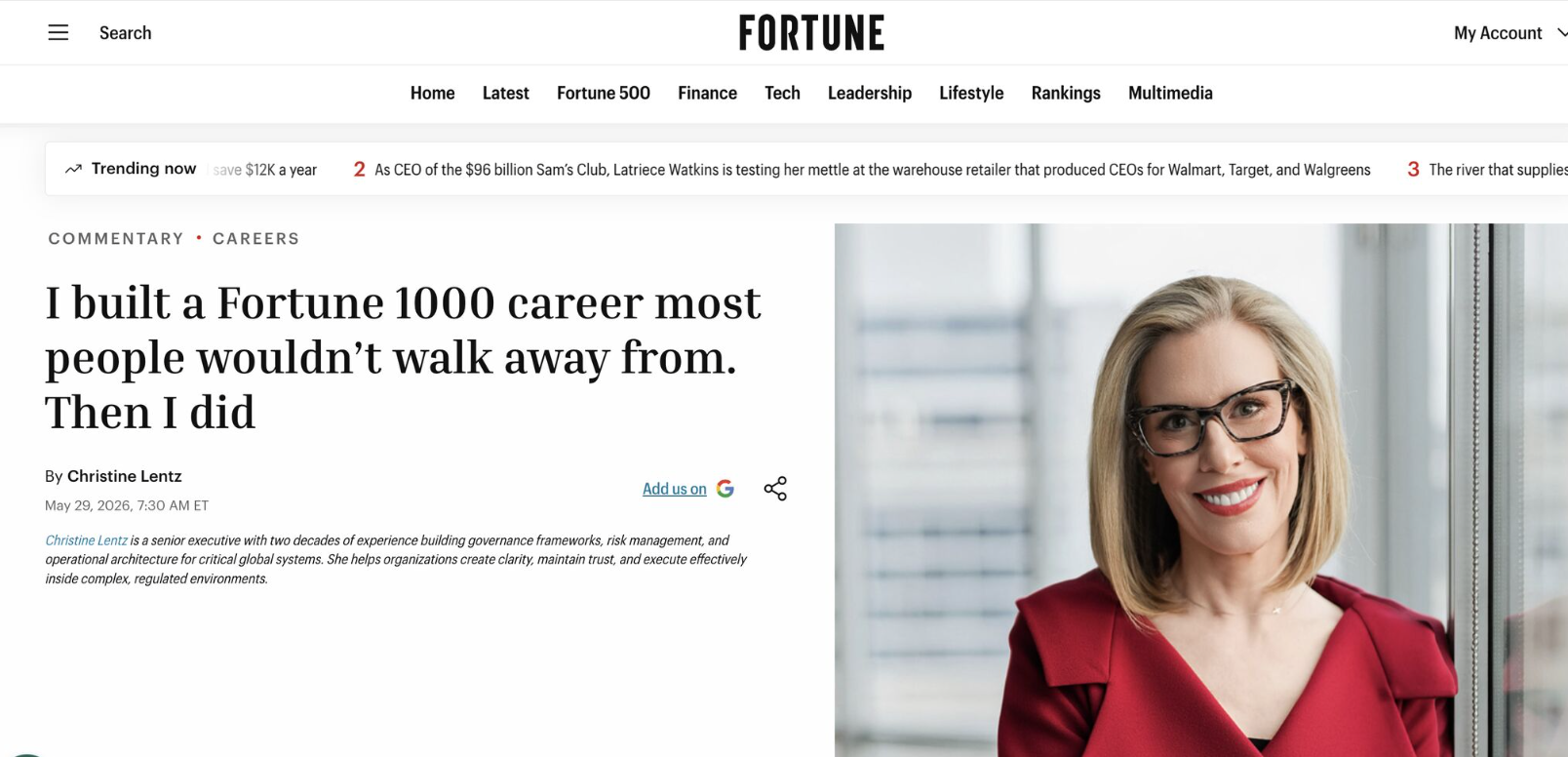 I built a Fortune 1000 career most people wouldn’t walk away from. Then I did