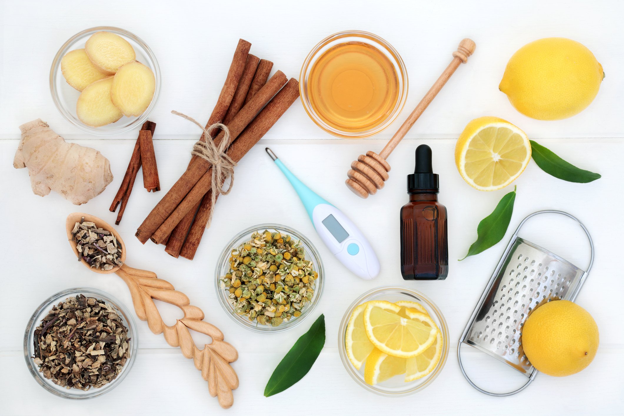Treating mild cold, flu, and COVID-19 symptoms at home.
