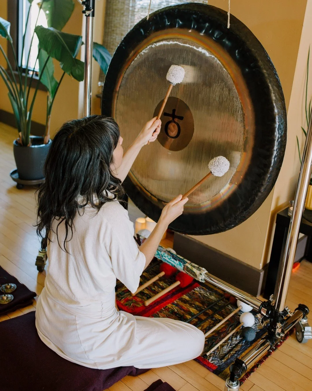 Winter Solstice Gong Sound Bath
with Laura Li Fong Yee
Friday, December 19th 6:30-8pm

Join in Community for the Winter Solstice and Celebrate the Return of Light and Find Peace in the Darkness. The Gong embodies the beauty of being in the both/and, 