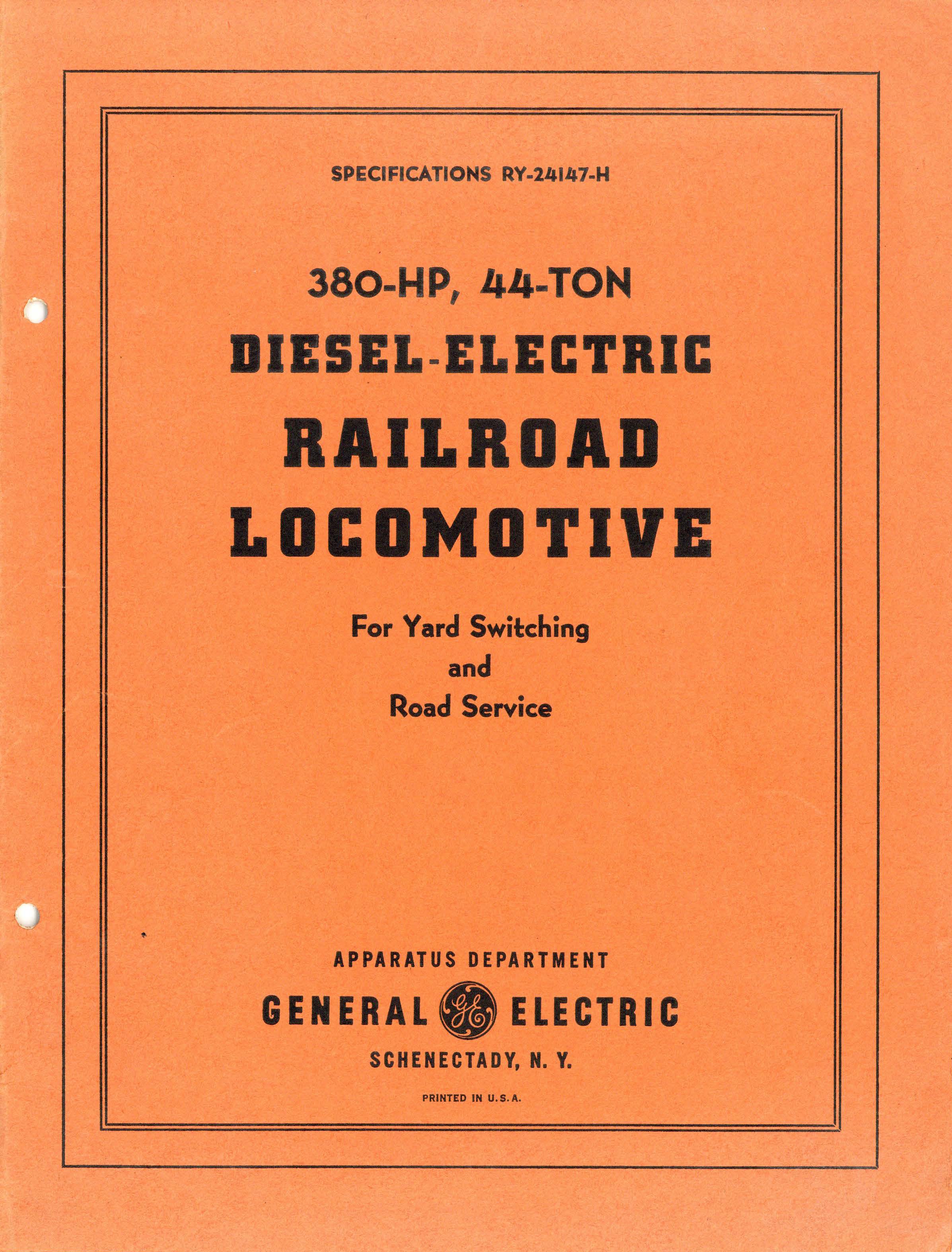 5/1947 Specification Book