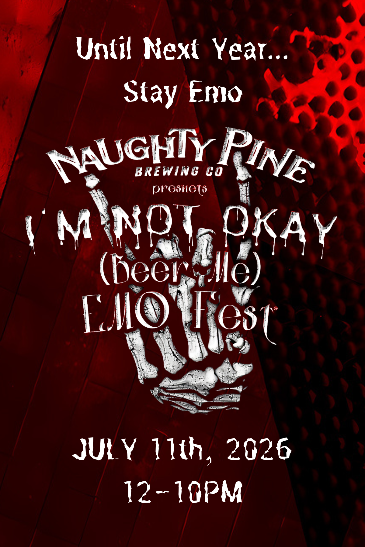 I'M NOT OKAY (Beer Me) EMO FEST-2026