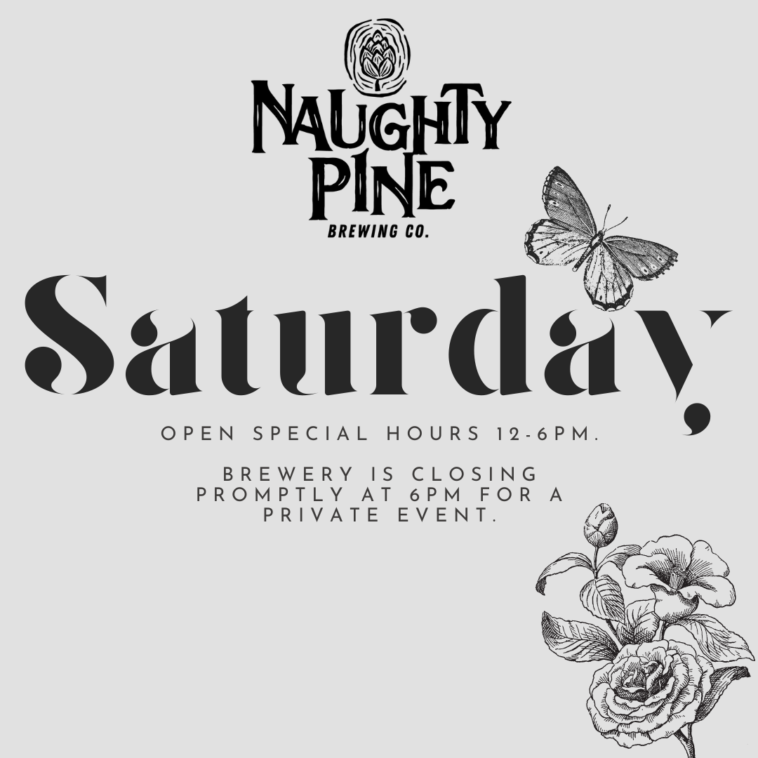 SPECIAL HOURS SATURDAY