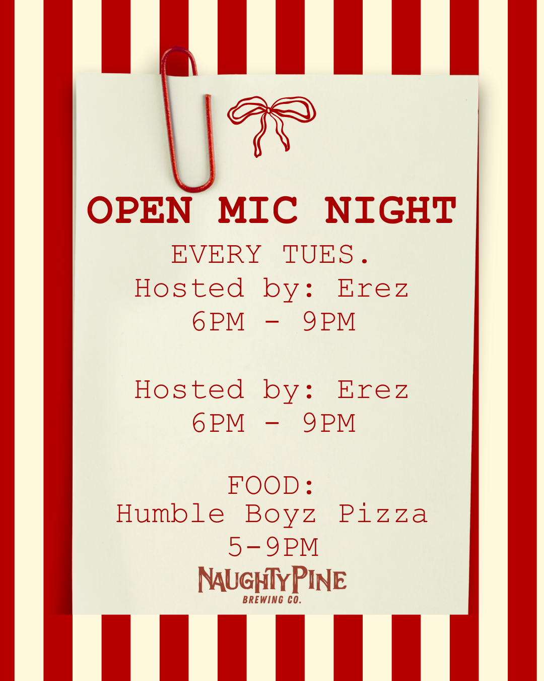 OPEN MIC NIGHT