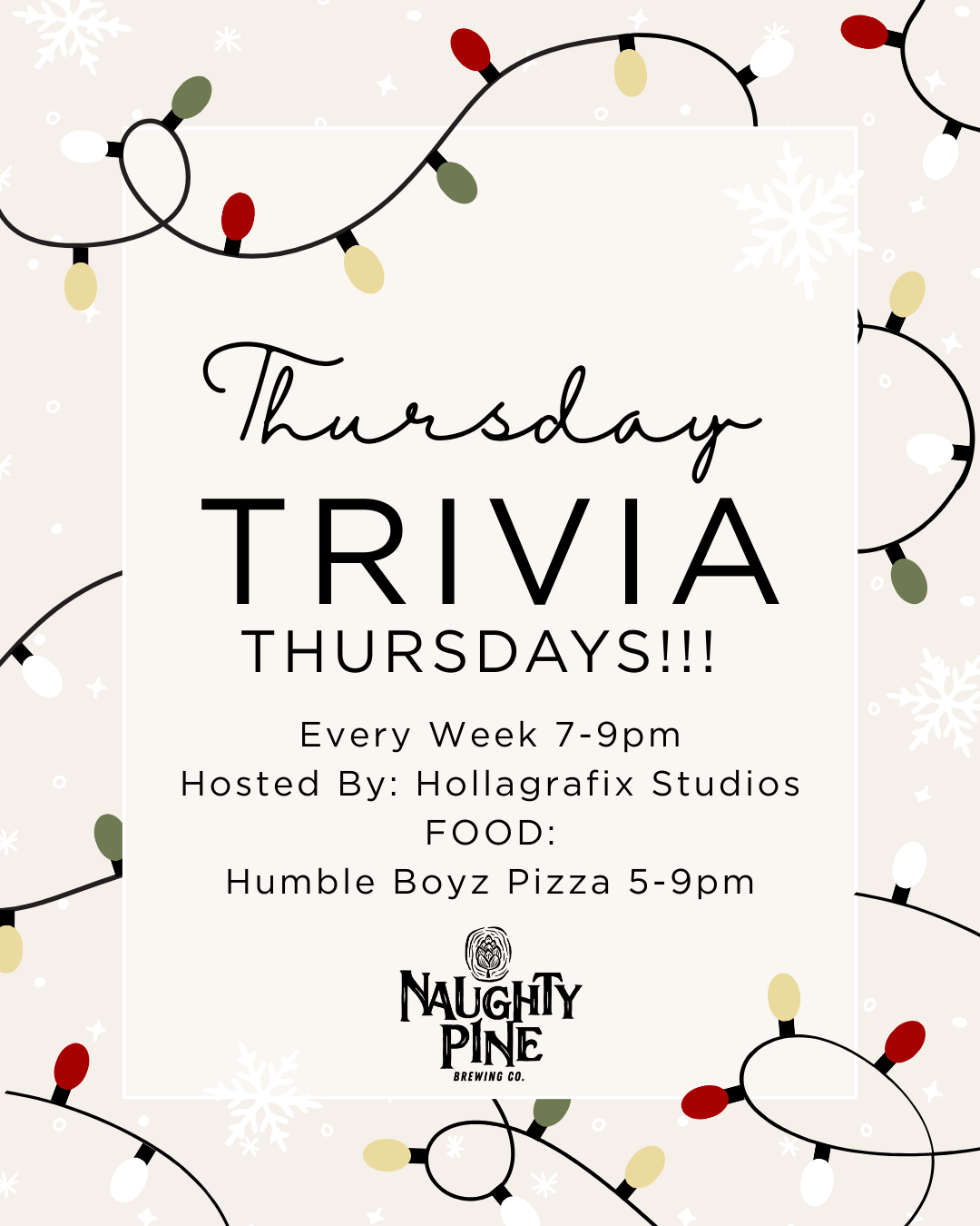 TRIVIA THURSDAYS
