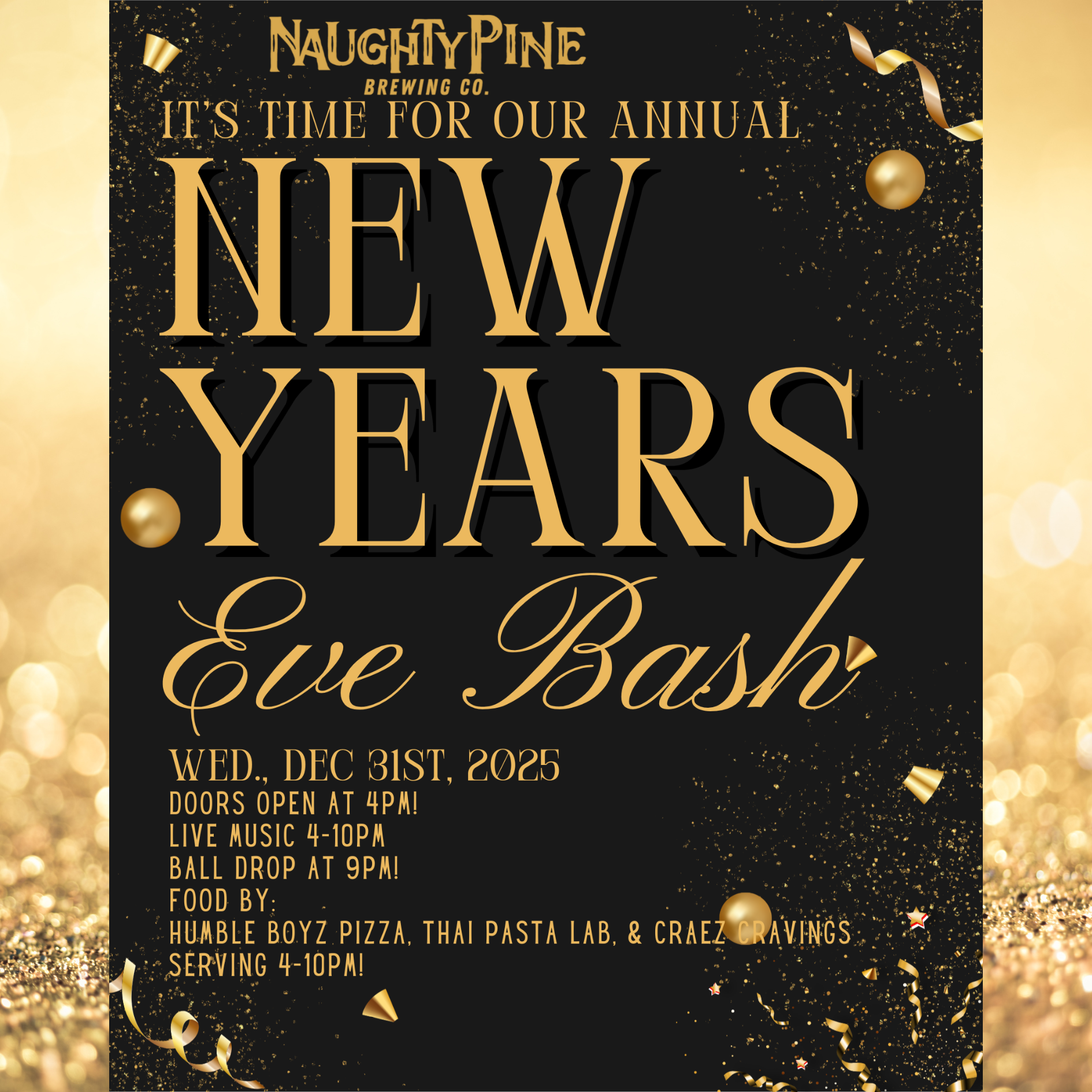 NEW YEAR'S EVE BASH