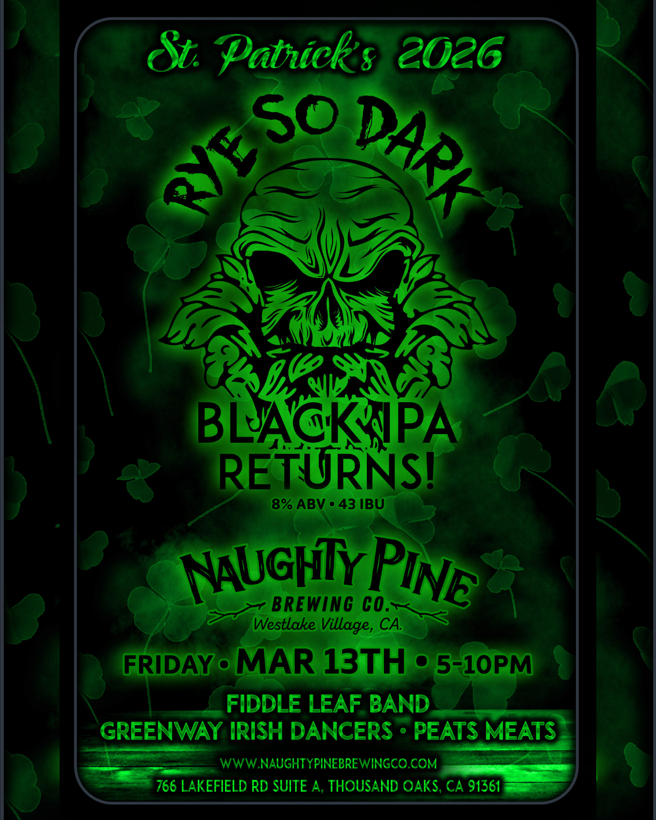 ST. PATRICK’S CELEBRATION BASH