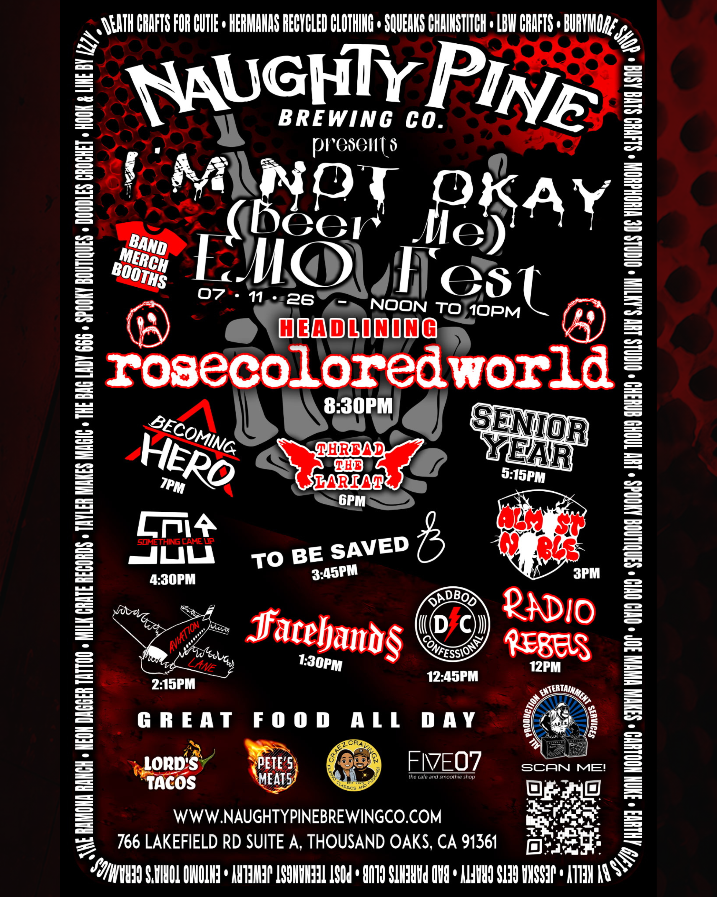 I'M NOT OKAY (Beer Me) EMO FEST-2026