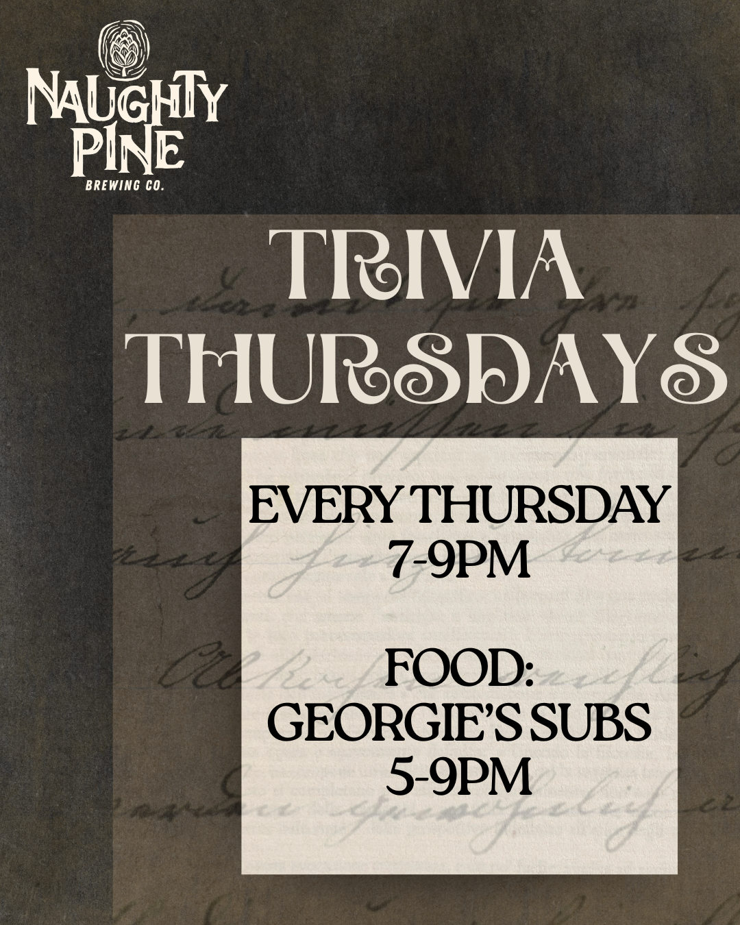 TRIVIA THURSDAYS