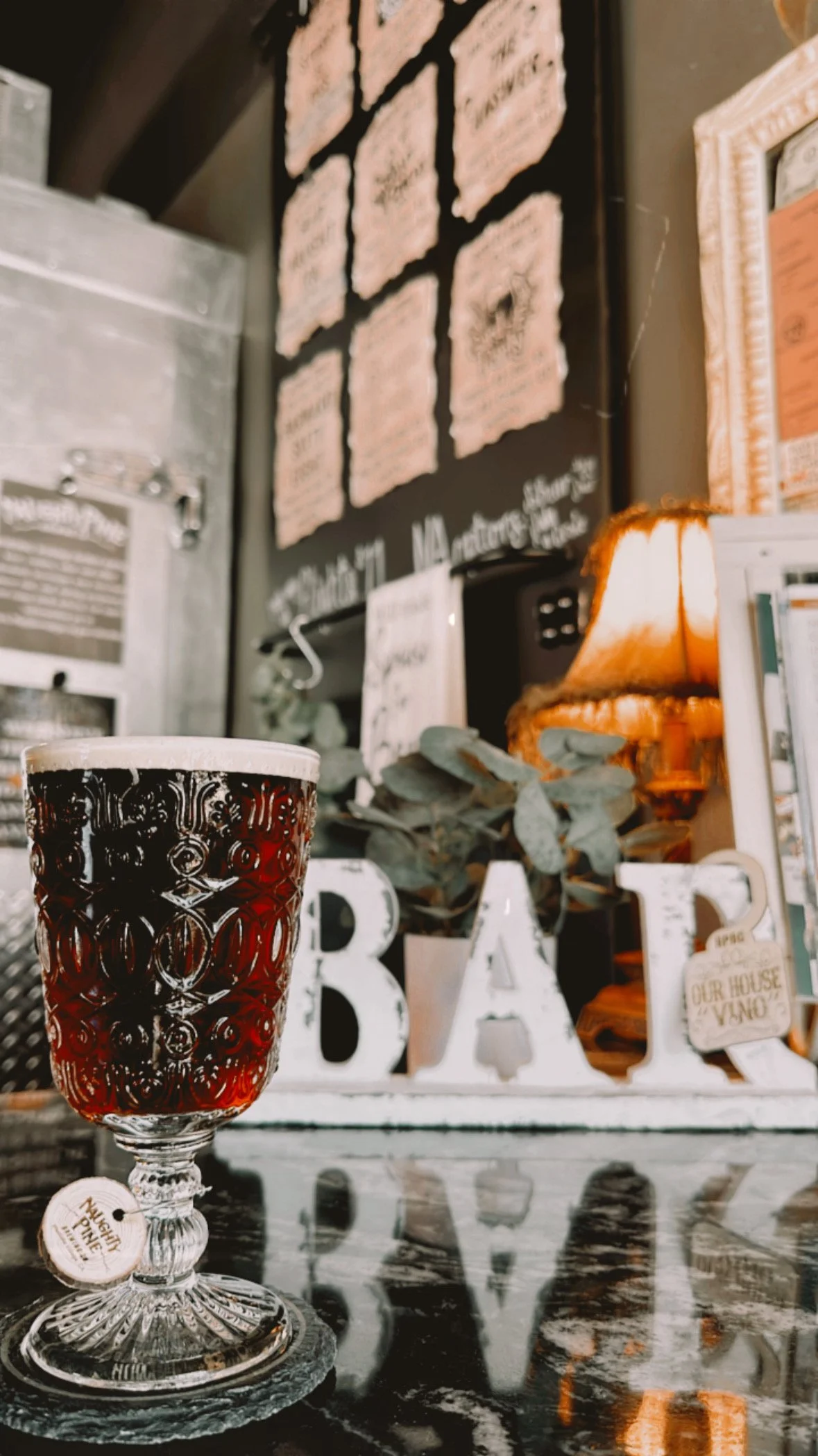 Brewery bar interior