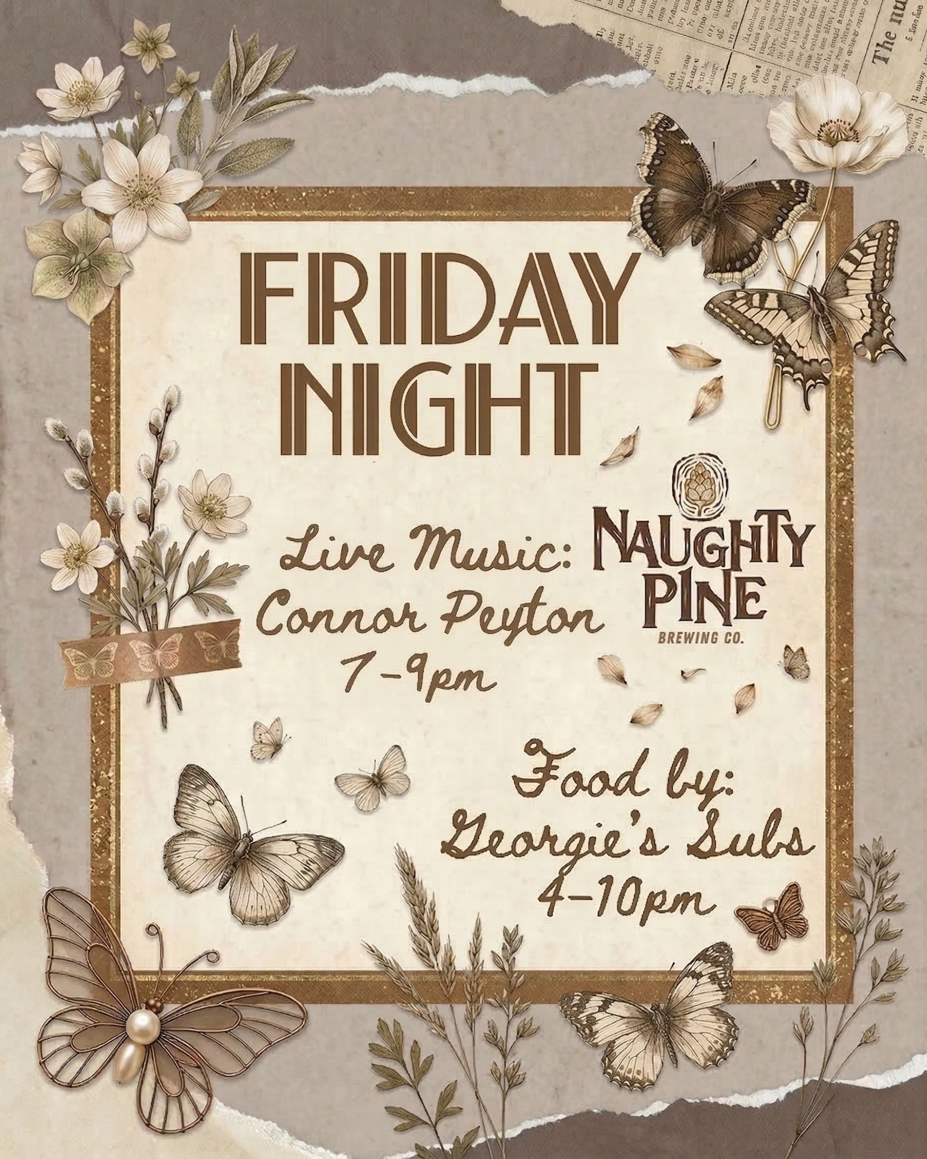 McKail 7-9pm and Georgies Subs 4-10pm.