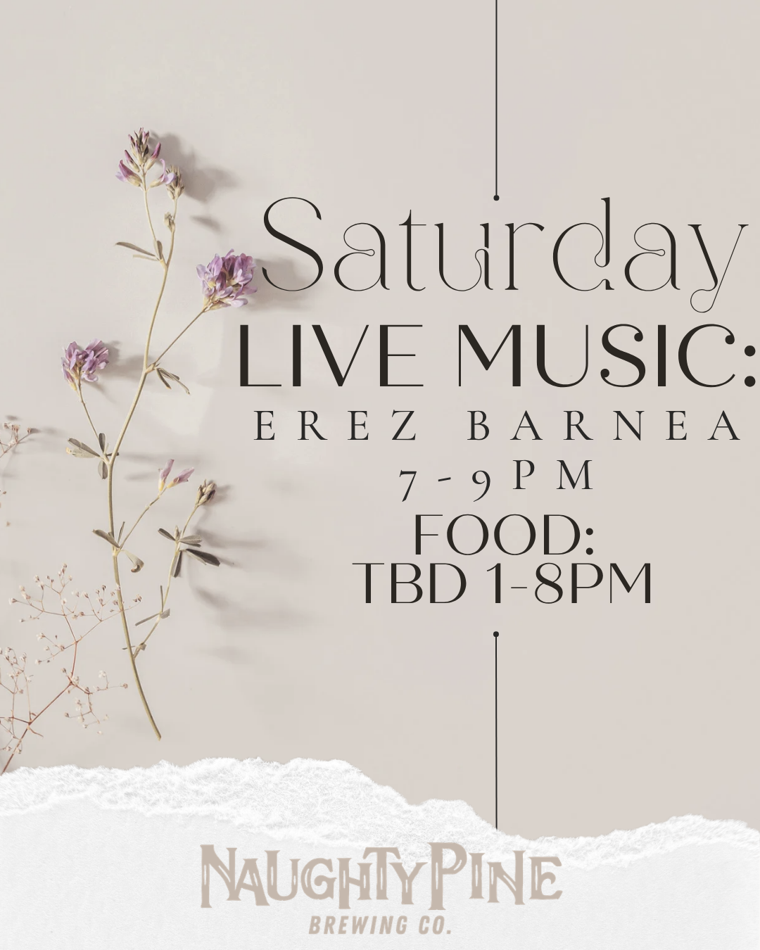 Erez Barnea 7-9pm.