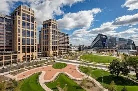 Recent photo of the East Town District.