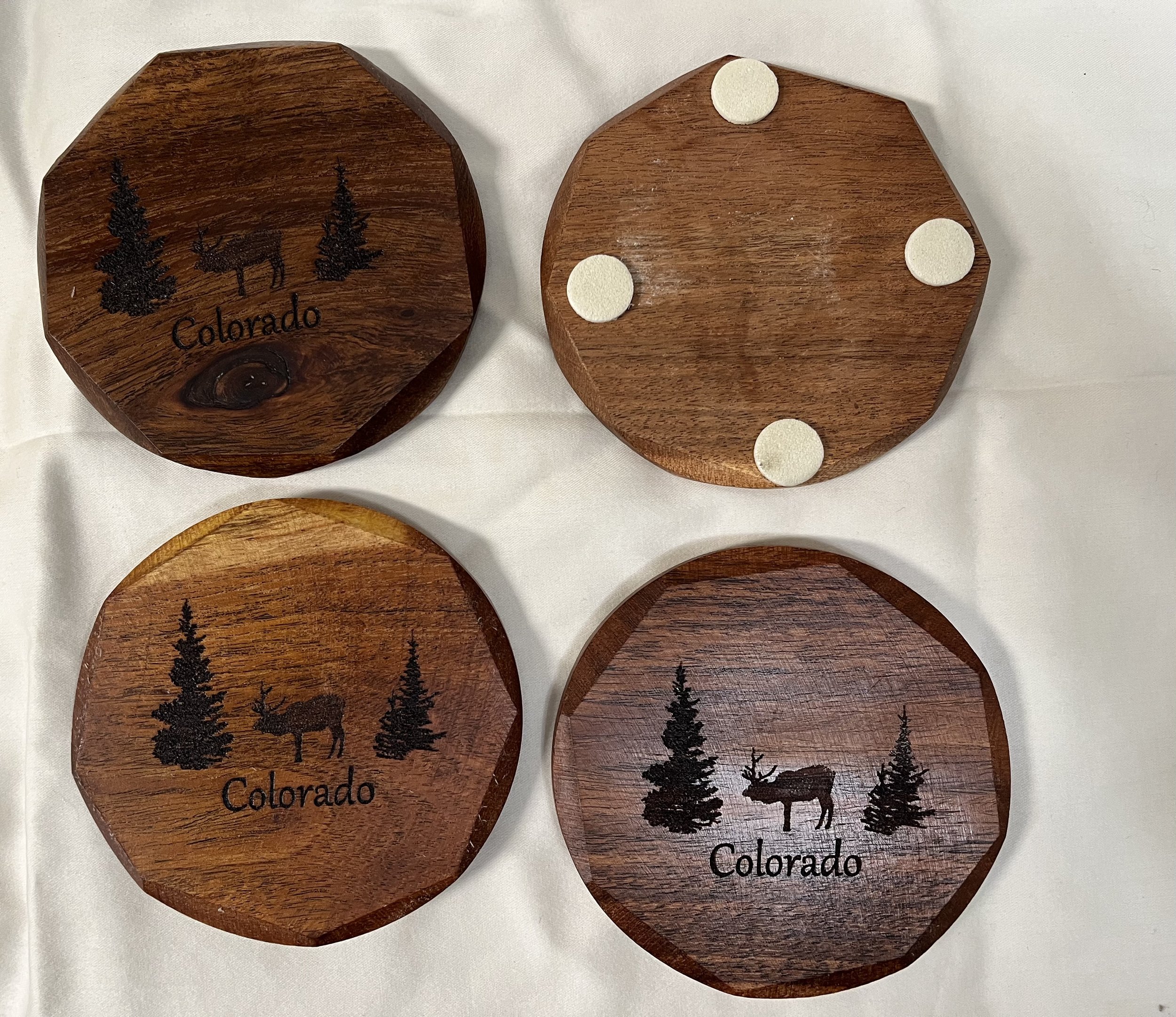 Laser Engraved Coasters