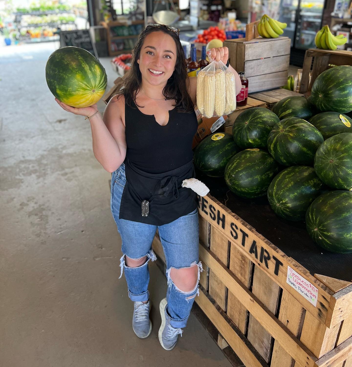 Your Florida favorites have made their way to Fresh Start! 🤩

Get a taste of some sweet, juicy seedless watermelon 🍉

And fresh tender, white corn! It&rsquo;s sweet, and we got &lsquo;em shucked too!!🌽

Don&rsquo;t forget about Danny!!! We made ou