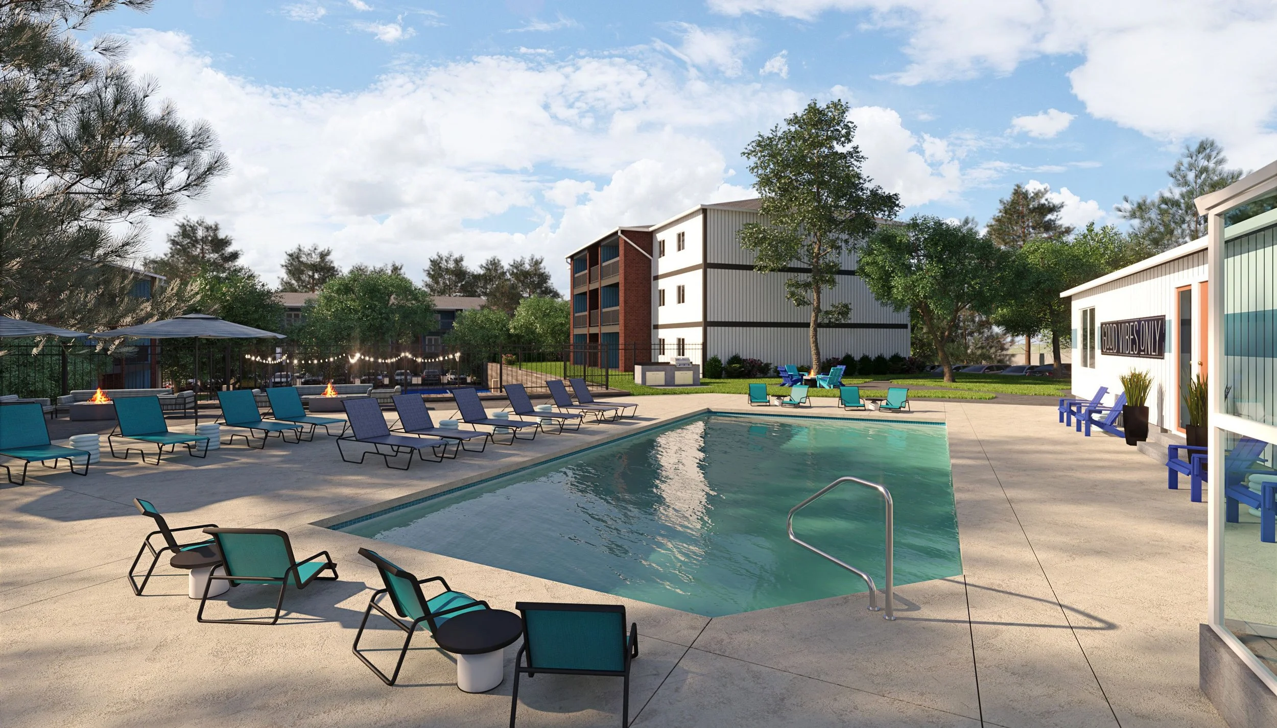 APEX POOL
Aurora, CO 2021
Design Fee-$7,100
FF&E-$20,587