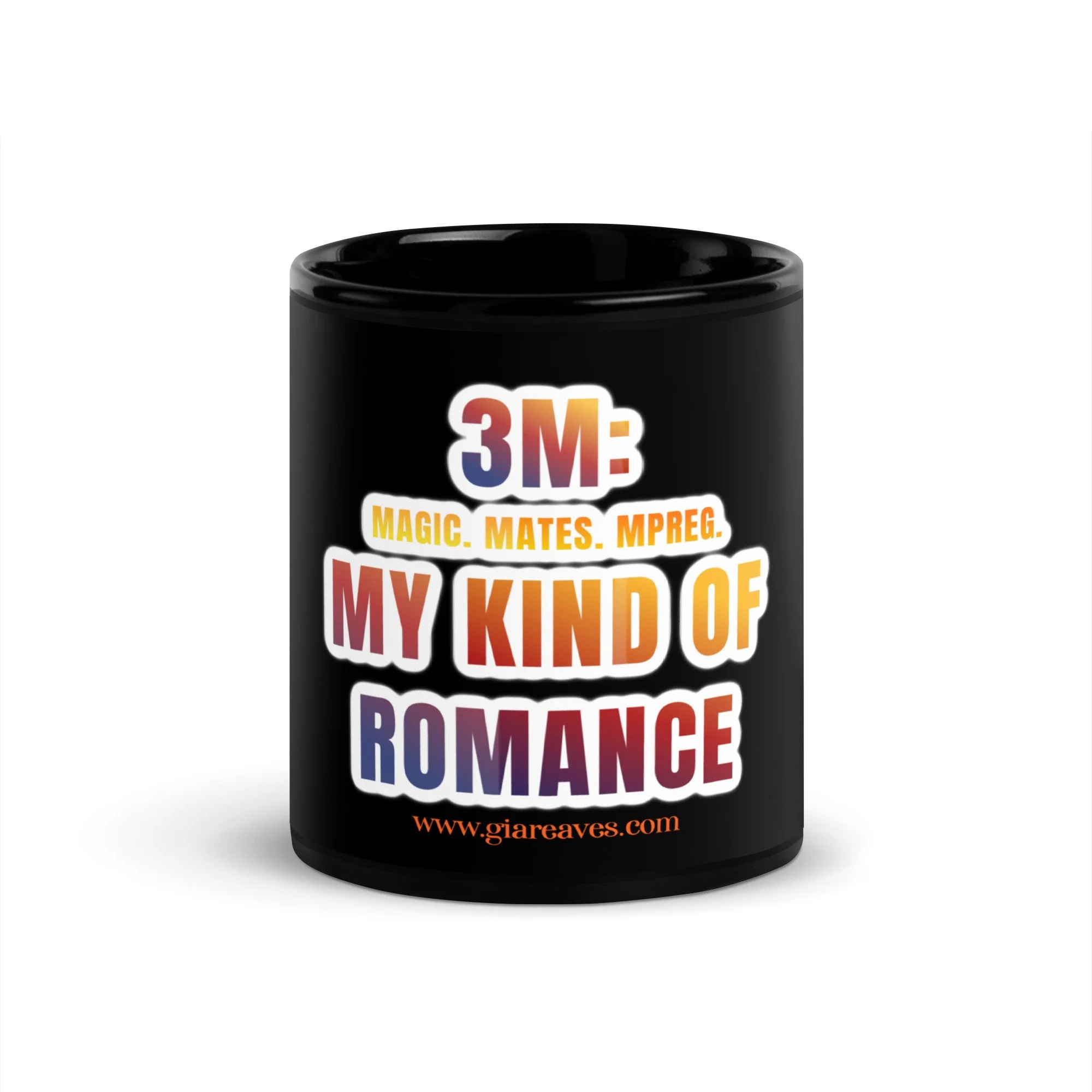 3M Black Glossy Mug