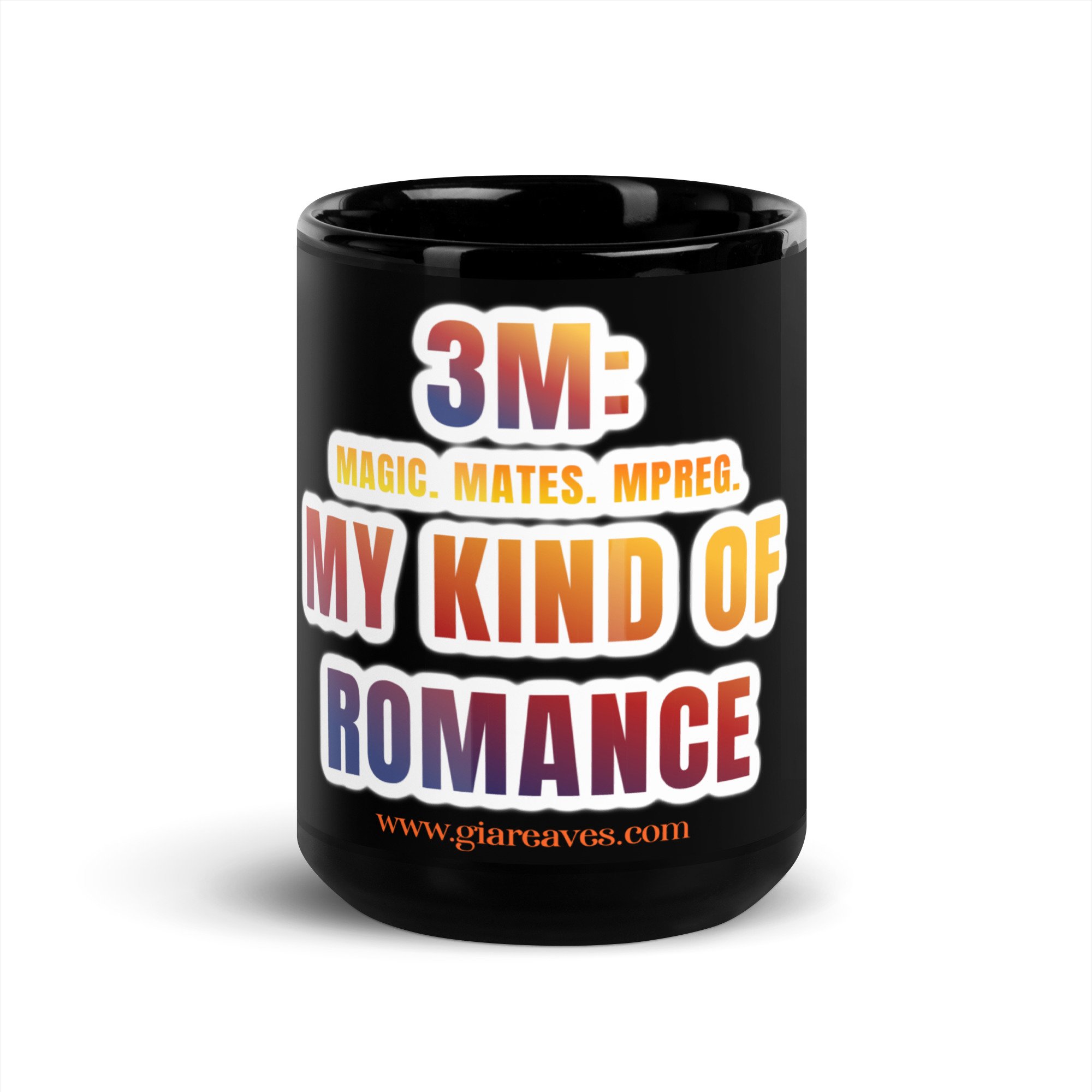 3M Black Glossy Mug