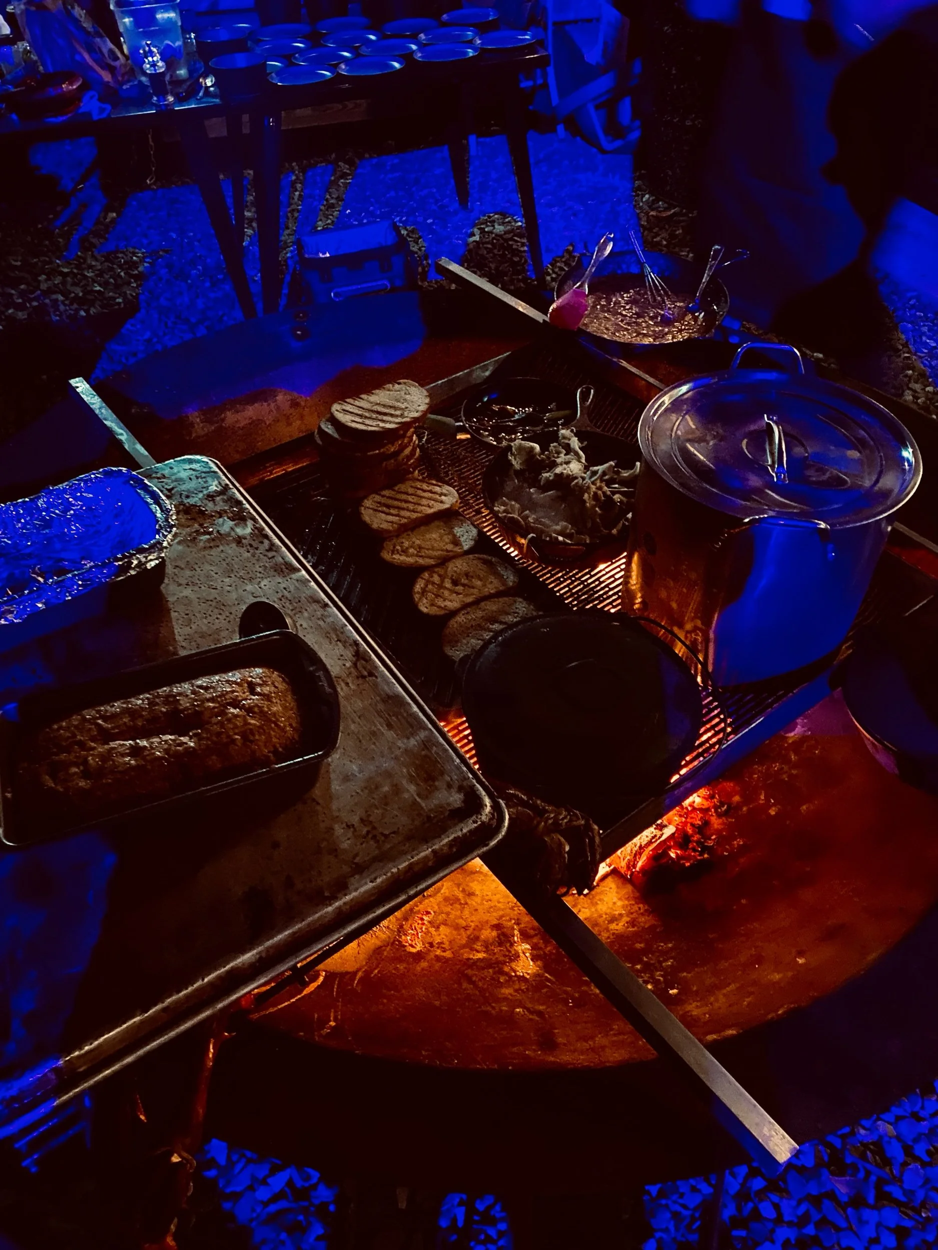  venison bone broth, rye, sweet potato lembas bread 
